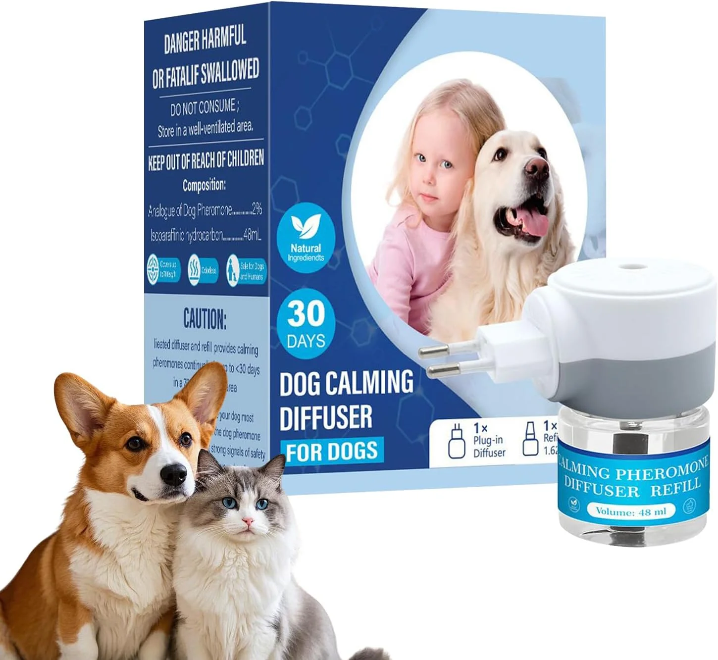 پخش کننده آرامش سگ - لوازم آرامش بخش حیوانات خانگی برای توله سگ ها و گربه ها، آرامش بخش برای مسافرت، نظافت و تشویقی