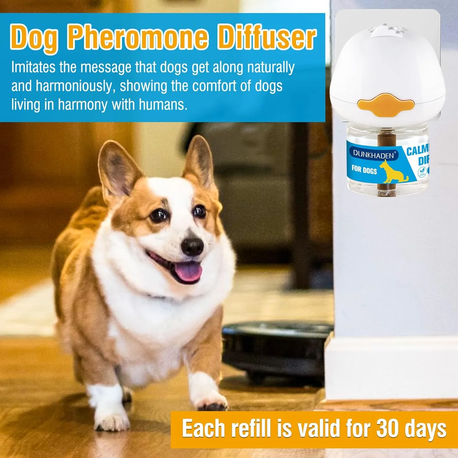 پخش کننده فرمون آرام بخش سگ برای کاهش اضطراب، کاهش پارس کردن، حملات و مقابله با استرس و پخش کننده آرام بخش 3 در 1 برای سگ ها 48 میلی لیتر 2 عدد پر کننده مناسب برای همه سگ ها پخش کننده فرمون آرام بخش سگ برای کاهش اضطراب، کاهش پارس کردن، حملات و مقابله با استرس و پخش کننده آرام بخش 3 در 1 برای سگ ها 48 میلی لیتر 2 عدد پر کننده مناسب برای همه سگ ها