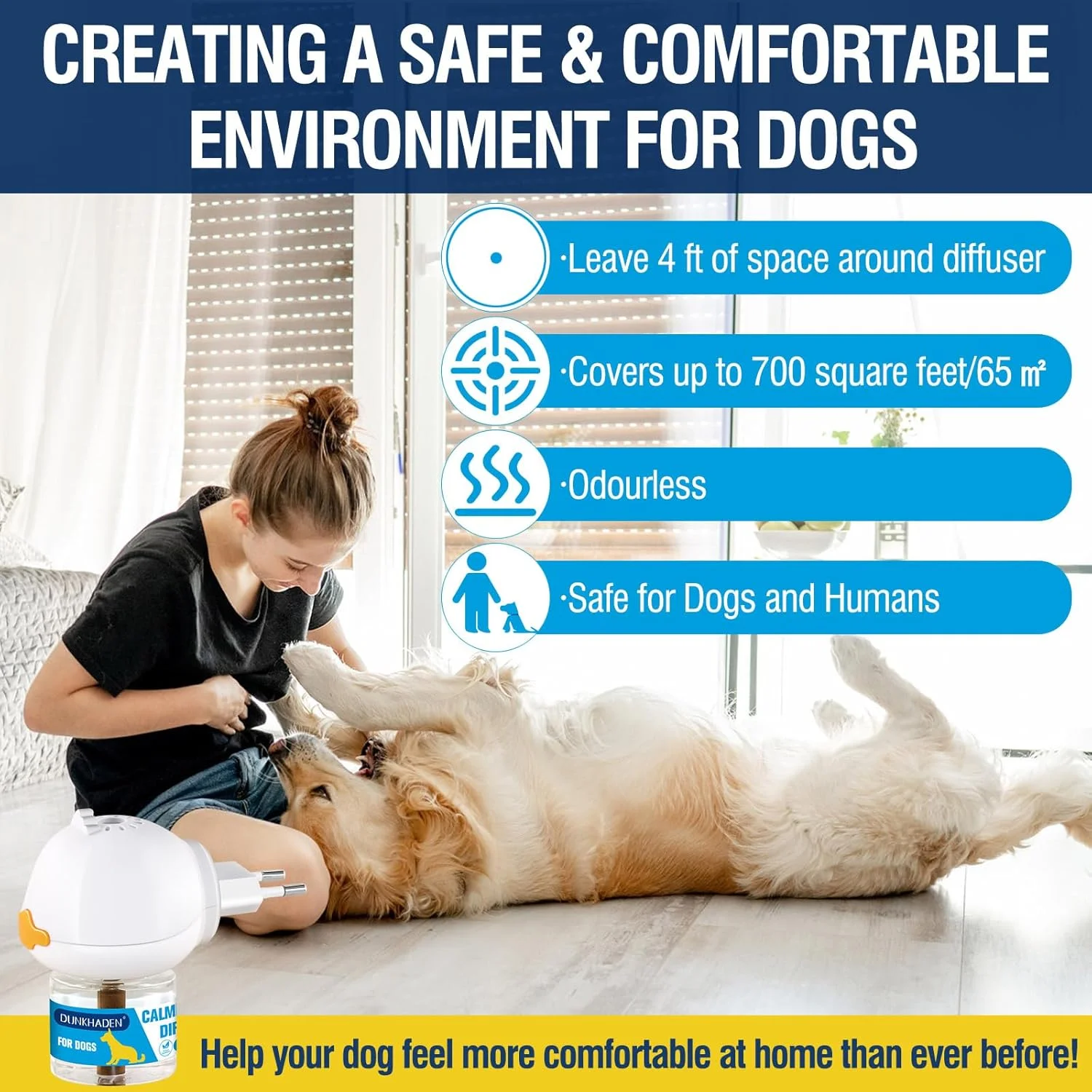 پخش کننده فرمون آرام بخش سگ برای کاهش اضطراب، کاهش پارس کردن، حملات و مقابله با استرس و پخش کننده آرام بخش 3 در 1 برای سگ ها 48 میلی لیتر 2 عدد پر کننده مناسب برای همه سگ ها پخش کننده فرمون آرام بخش سگ برای کاهش اضطراب، کاهش پارس کردن، حملات و مقابله با استرس و پخش کننده آرام بخش 3 در 1 برای سگ ها 48 میلی لیتر 2 عدد پر کننده مناسب برای همه سگ ها