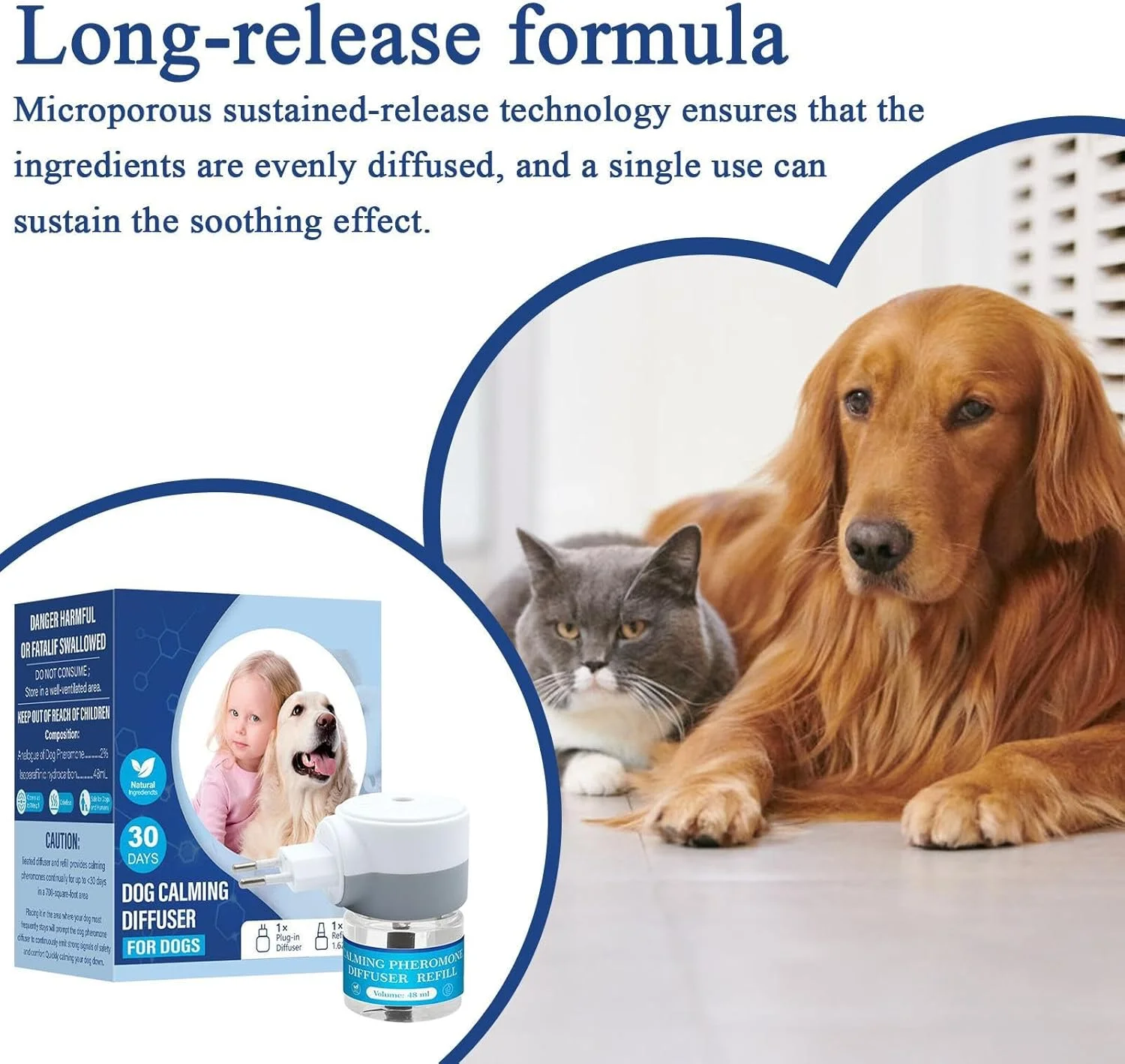 پخش کننده آرامش بخش سگ، فرمون های آرامش بخش برای سگ ها - کاهش استرس، لوازم حیوانات خانگی برای توله سگ ها، گربه، مسافرت، آرایش، تشویقی های روزانه، ادرار