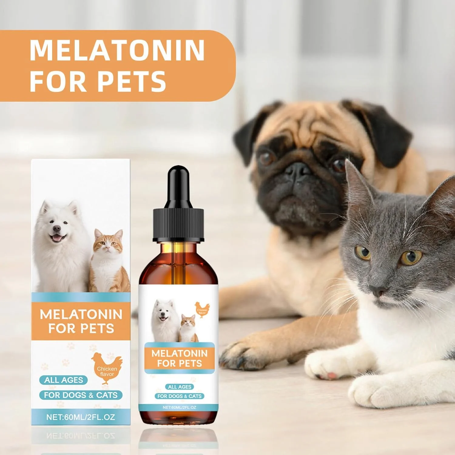 آرامبخش سگ - قطره آرامبخش 60 میلیلیتری برای سگهای کوچک مناسب آرایش و پیرایش | آرامبخش حیوانات خانگی برای میو میو کردن، رعد و برق، شب، بچه گربه، مسافرت در داخل خانه، مراقبت و سلامت آرامبخش سگ - قطره آرامبخش 60 میلیلیتری برای سگهای کوچک مناسب آرایش و پیرایش | آرامبخش حیوانات خانگی برای میو میو کردن، رعد و برق، شب، بچه گربه، مسافرت در داخل خانه، مراقبت و سلامت