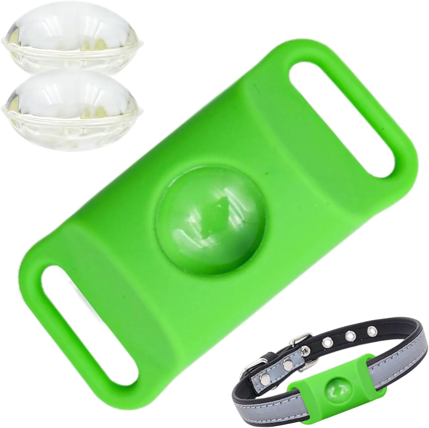 قلاده آرامش بخش سگ سیلیکونی - آرام کننده استرس سگ، پخش کننده انعطاف پذیر برای جدایی حیوانات خانگی، مسافرت در فضای باز، آرامش، استرس در خانه