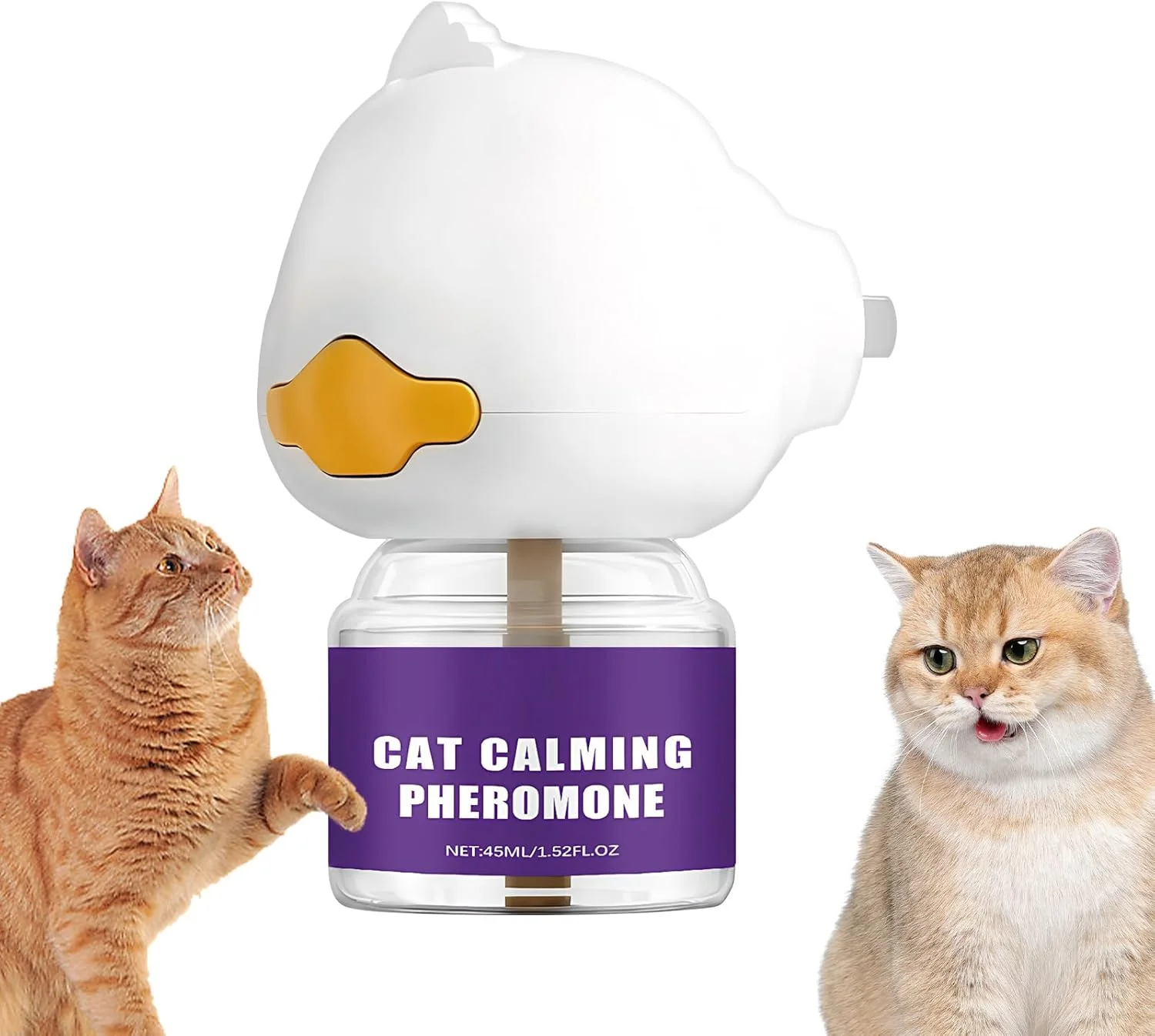 پخش کننده آرامش بخش گربه | 45 میلی لیتر آرامش بخش طولانی مدت، پخش کننده آرامش بخش گربه، برای کاهش اسپری ادرار، پنجه زدن، دعوا و علامت گذاری ادرار