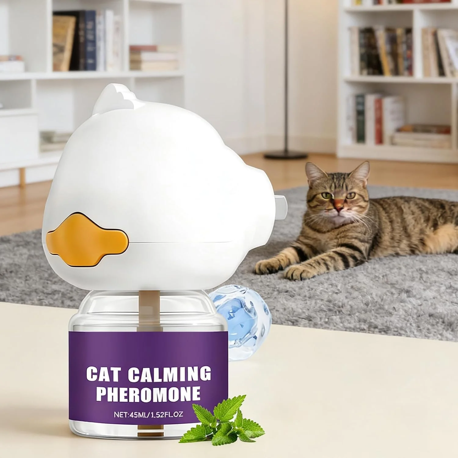 پخش کننده آرامش بخش گربه، 45 میلی لیتر، تسکین دهنده طولانی مدت | پخش کننده آرام بخش گربه | برای کاهش اسپری ادرار، خراشیدن، دعوا و نشانه گذاری ادرار