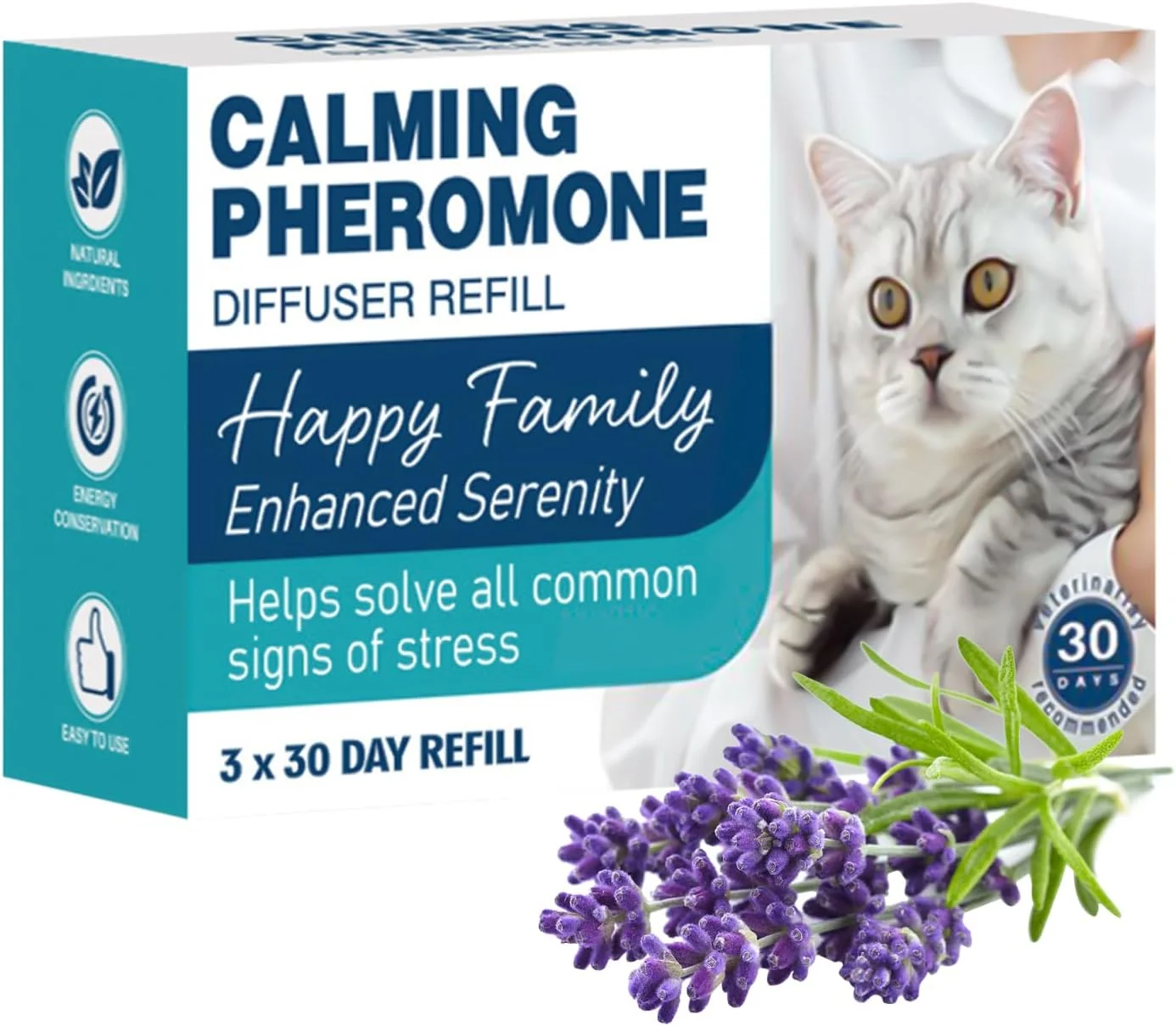 پخش کننده آرام بخش گربه، شارژ مجدد فرمون آرامش بخش بچه گربه - پشتیبانی از رفتار آرامش بخش بچه گربه برای خراشیدن، پاشیدن، خواب، خانه، مسافرت، حمام، داخل خانه