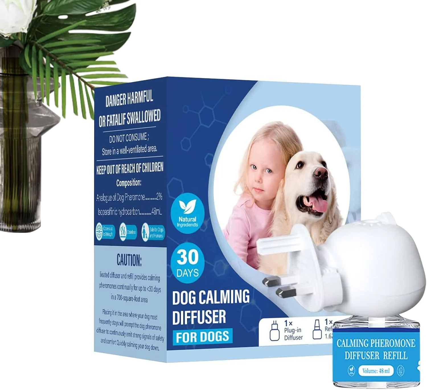 پخش کننده آرامش سگ | فرمون های آرام بخش برای سگ ها - لوازم حیوانات خانگی آرامش بخش برای توله سگ ها گربه ها مسافرت آرامش بخش تیمار کردن