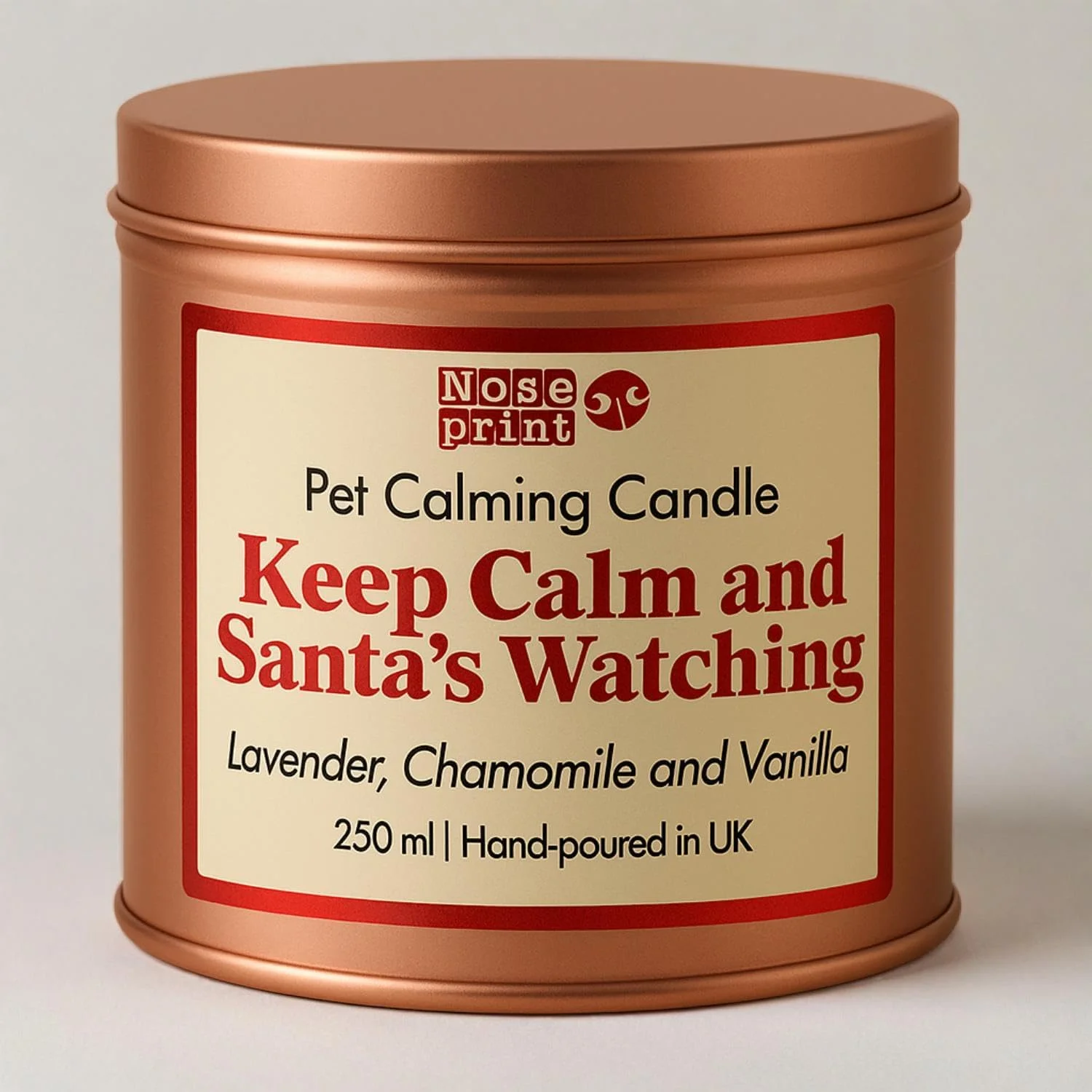 شمع آرامش بخش حیوانات خانگی، موم طبیعی سویا و نارگیل با رایحه چوب سدر، ترنج، اسطوخودوس، بابونه و پرتقال شیرین، شمع آروماتراپی ایمن برای گربه ها و سگ ها