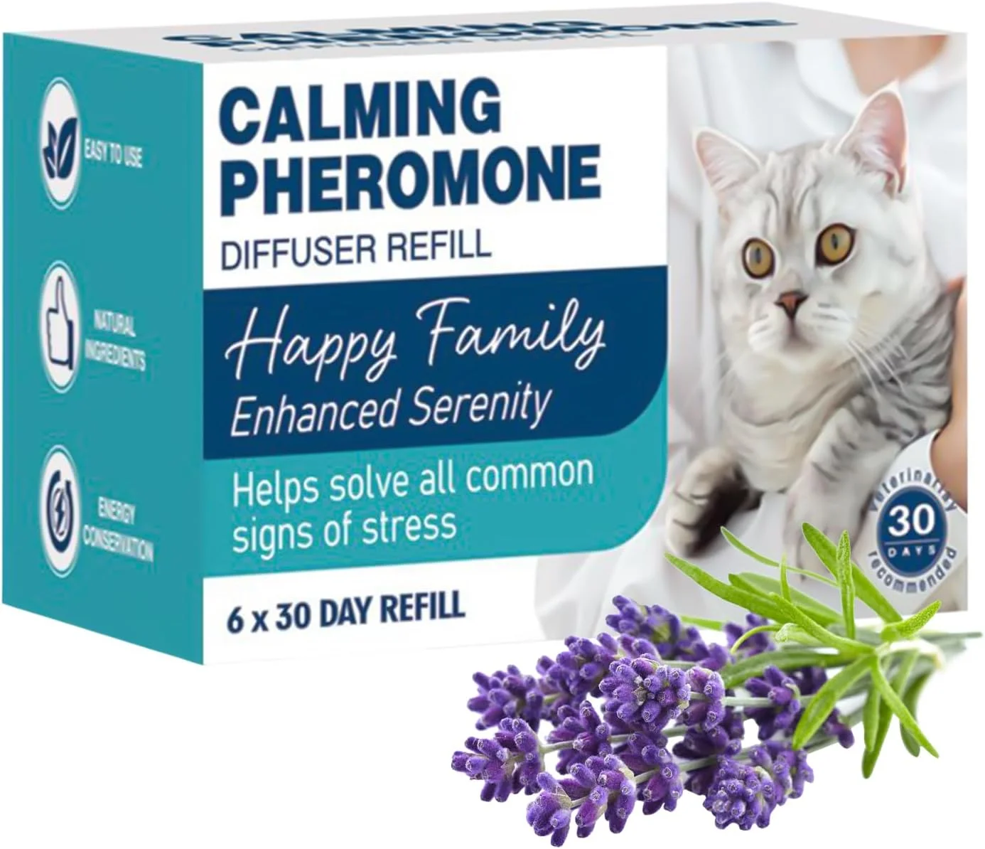 پخش کننده آرام بخش فرمون گربه - مایع آرامش بخش برای کاهش استرس گربه، مناسب برای اسپری کردن، جلوگیری از چنگ زدن، دعوا کردن، پوست کندن، خواب و حمام