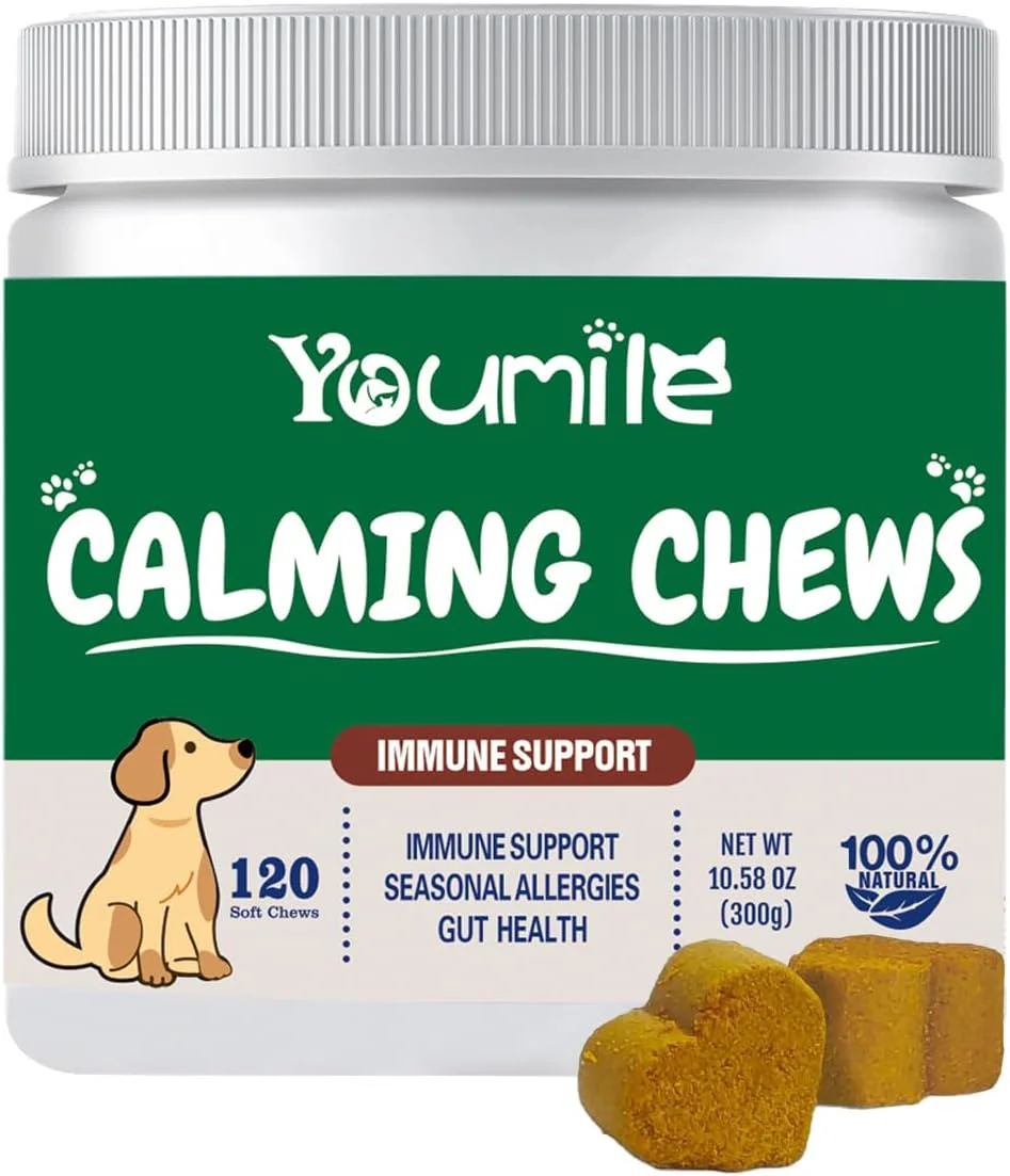 مکمل های آرام بخش حیوانات خانگی، اضطراب سگ ها را کاهش داده و آرامش روزانه را تقویت می کنند، به کاهش اضطراب و استرس کمک می کند و باعث آرامش می شود، قرص های جویدنی برای حیوانات خانگی