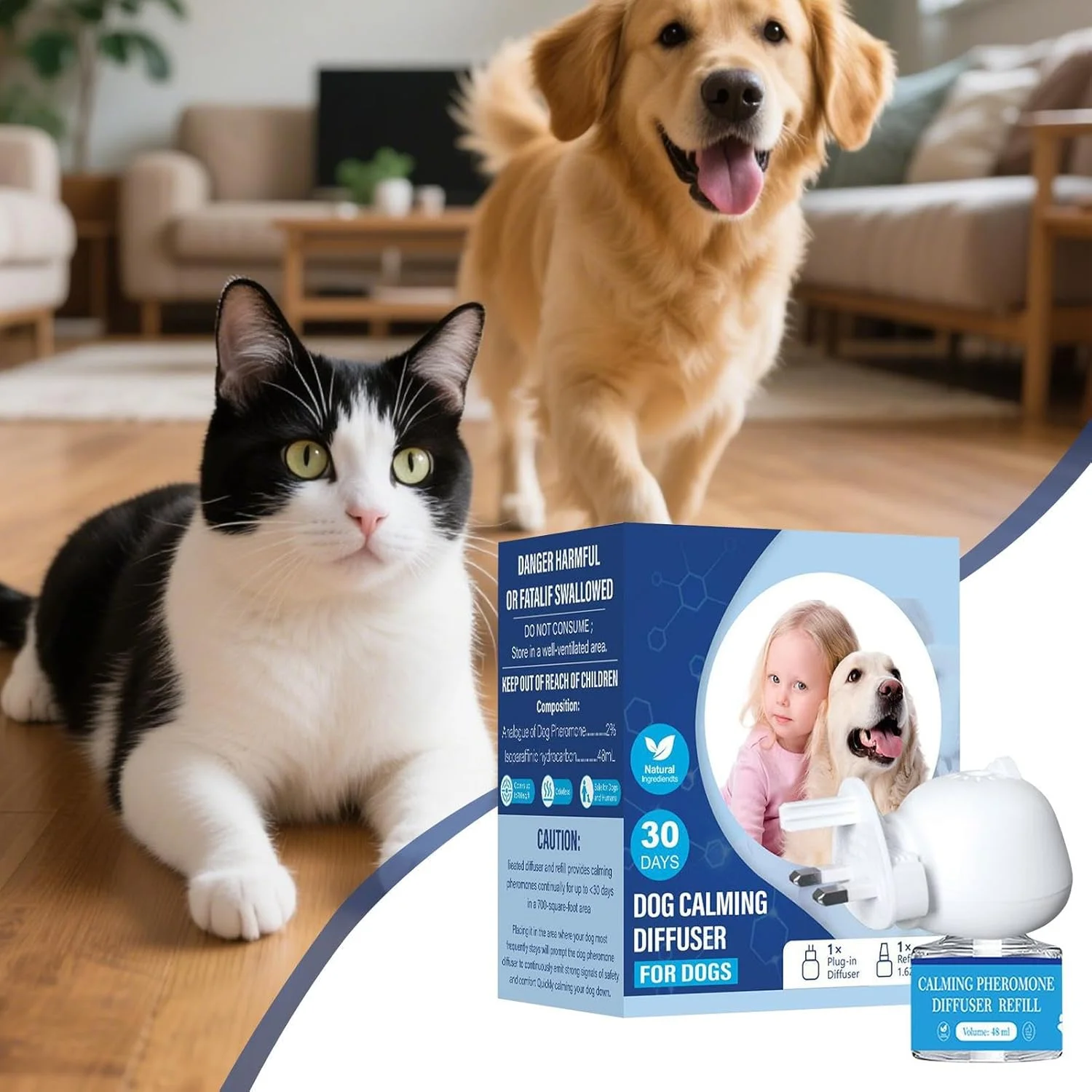 پخش کننده آرامش بخش برای سگ ها - پخش کننده فرمون برای سگ ها - کاهش استرس، لوازم حیوانات خانگی برای توله سگ ها، مسافرت گربه، آرایش، تشویقی های روزانه، ادرار پخش کننده آرامش بخش برای سگ ها - پخش کننده فرمون برای سگ ها - کاهش استرس، لوازم حیوانات خانگی برای توله سگ ها، مسافرت گربه، آرایش، تشویقی های روزانه، ادرار