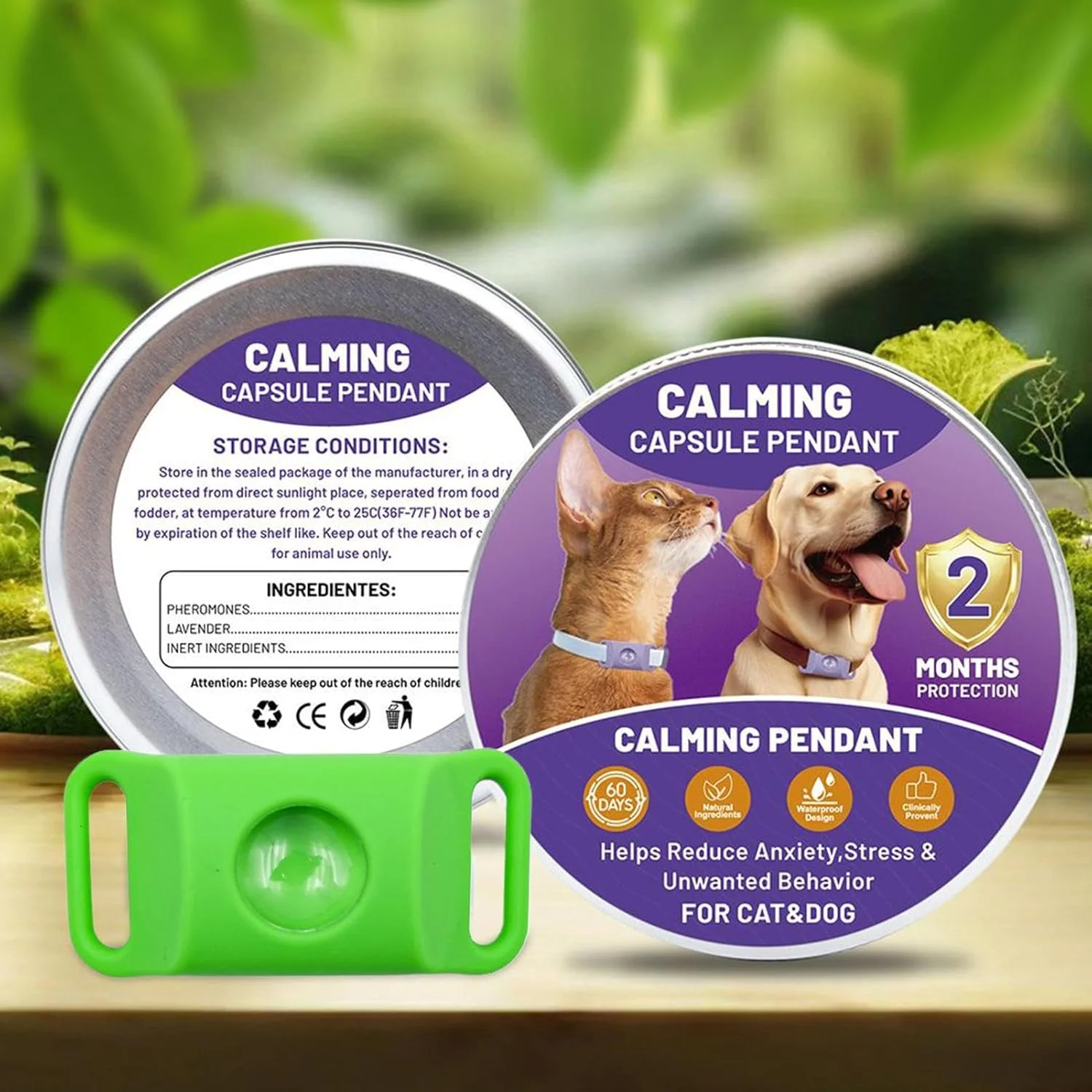 قلاده آرامش بخش سگ سیلیکونی - قلاده کاهش رفتارهای نامطلوب | آرام کننده انعطاف پذیر پخش کننده بو برای آرامش سگ در خانه، بیرون از خانه، مسافرت، استرس و جدایی