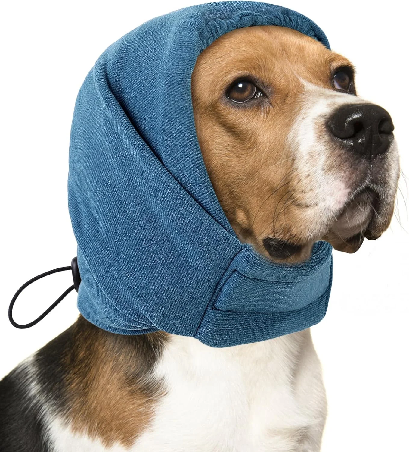 کلاه آرامش بخش سگ AOFITEE - پوشش ضد لغزش گوش سگ برای اضطراب ناشی از صدا، پوشش گوش بدون تکان برای هماتوم سگ، هدبند قابل تنظیم سگ برای آرایش، آتش بازی، رعد و برق، آبی S