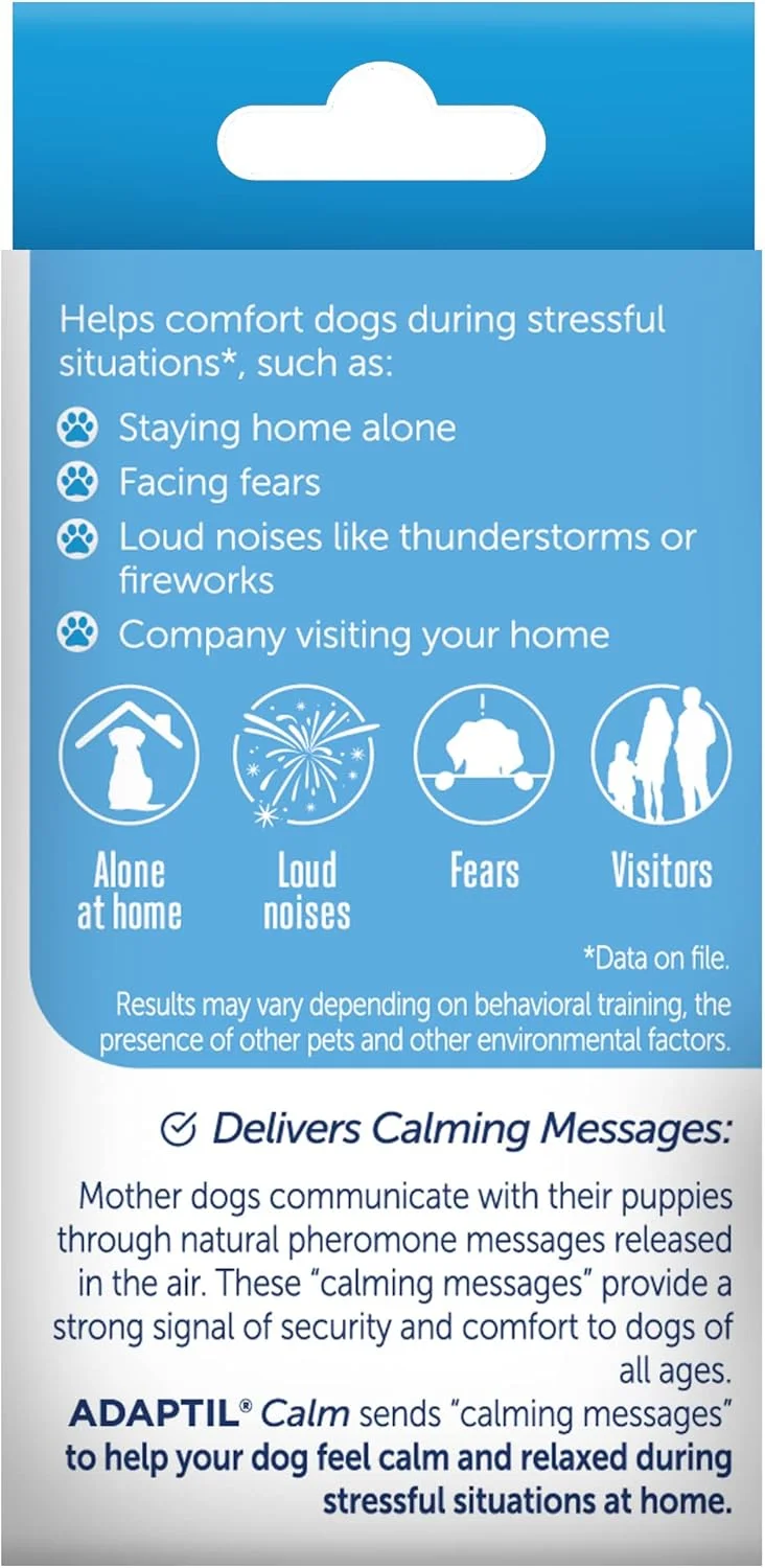 پخش کننده فرمون آرام بخش سگ ADAPTIL، شارژ 30 روزه - 1 بسته