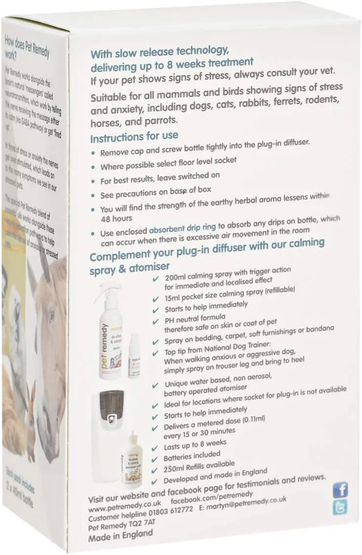 محلول آرام‌بخش طبیعی حیوانات خانگی، بسته 2 عددی