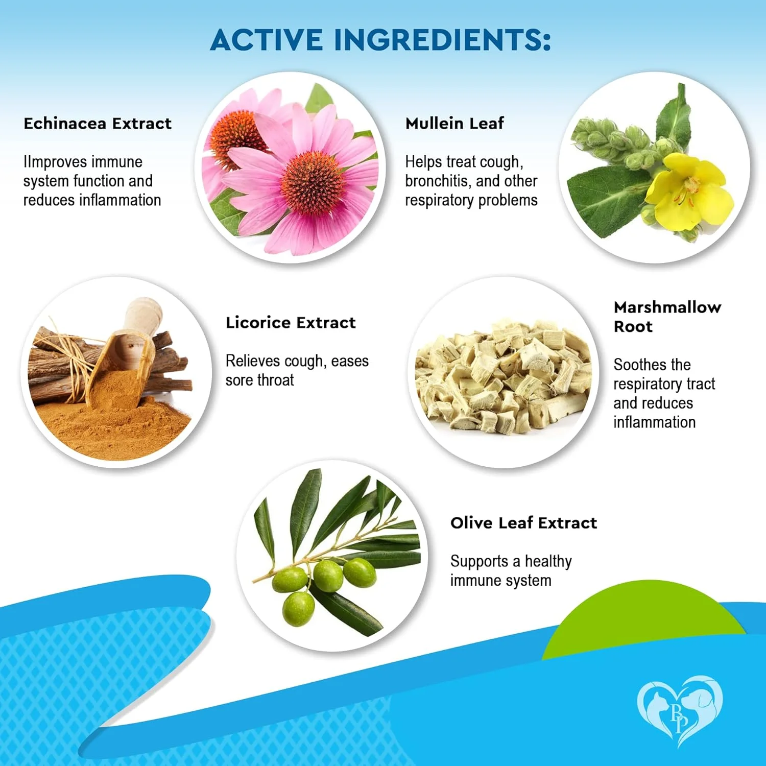 درمان سرفه و داروی طبیعی عفونت برای سگ ها و گربه ها - تسکین سرفه های تنفسی و سرماخوردگی - پشتیبانی از نای و آسم گربه - ساخت ایالات متحده آمریکا