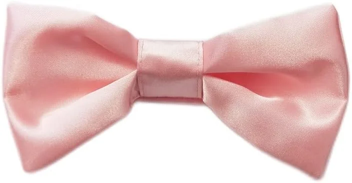 پاپیون سگ MICHI مدل Papillon Raso، ساتن صورتی، سایز XXS/XS