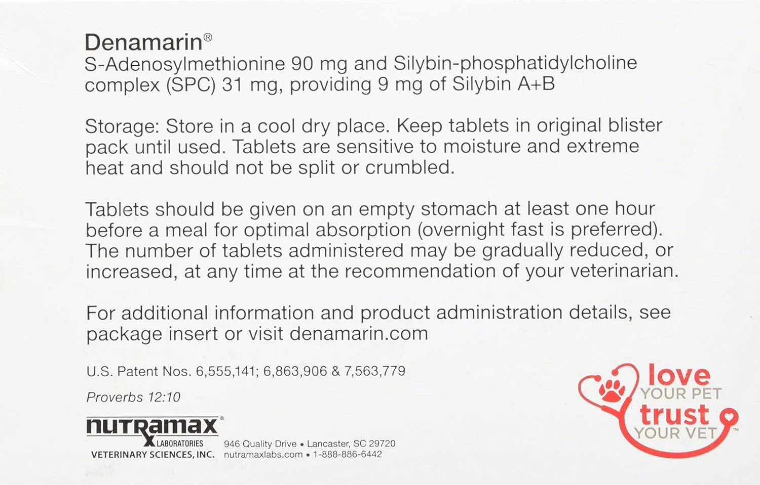 قرص دنامارین نوترا ماکس، مناسب سگ/گربه کوچک، 30 عدد