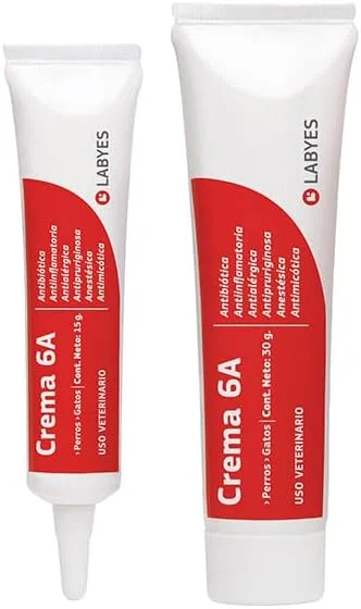 کرم درماتولوژیک چند منظوره 6A برای حیوانات خانگی - 30 گرم