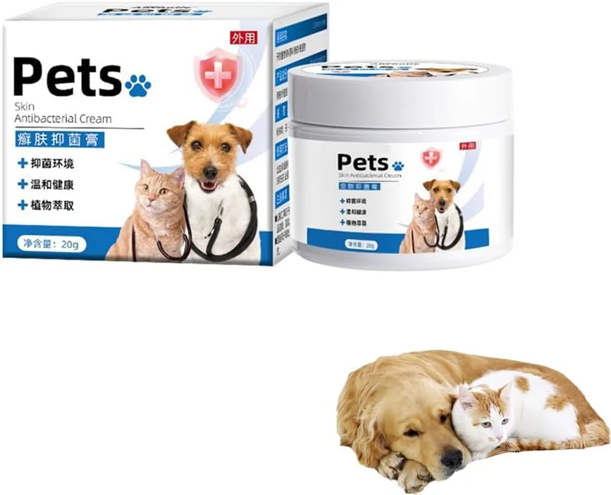 پماد ضد خارش برای گربه و سگ خانگی، 20 گرم، مراقبت از حیوانات خانگی و درمان دامپزشکی ضد قارچ پوستی، جرب