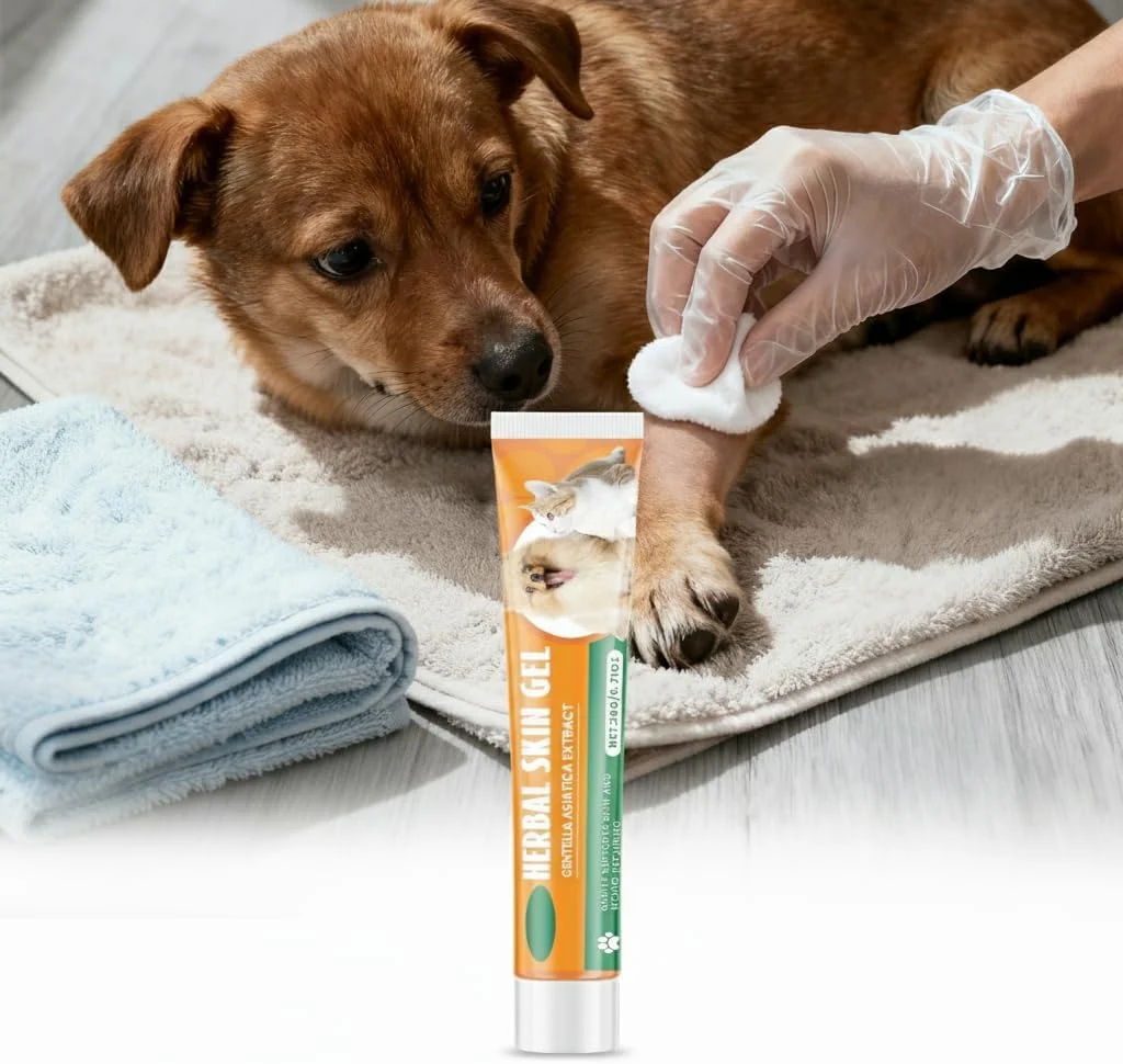 ژل مراقبت از پوست برای سگ و گربه، التیام زخم، رفع تحریکات پوستی، تسکین التهاب، جلوگیری از عفونت، خراشیدگی و بریدگی های جزئی، پماد زخم حیوانات خانگی، مراقبت ایمن از حیوانات خانگی، غیر سمی (20 گرم) ژل مراقبت از پوست برای سگ و گربه، التیام زخم، رفع تحریکات پوستی، تسکین التهاب، جلوگیری از عفونت، خراشیدگی و بریدگی های جزئی، پماد زخم حیوانات خانگی، مراقبت ایمن از حیوانات خانگی، غیر سمی (20 گرم)