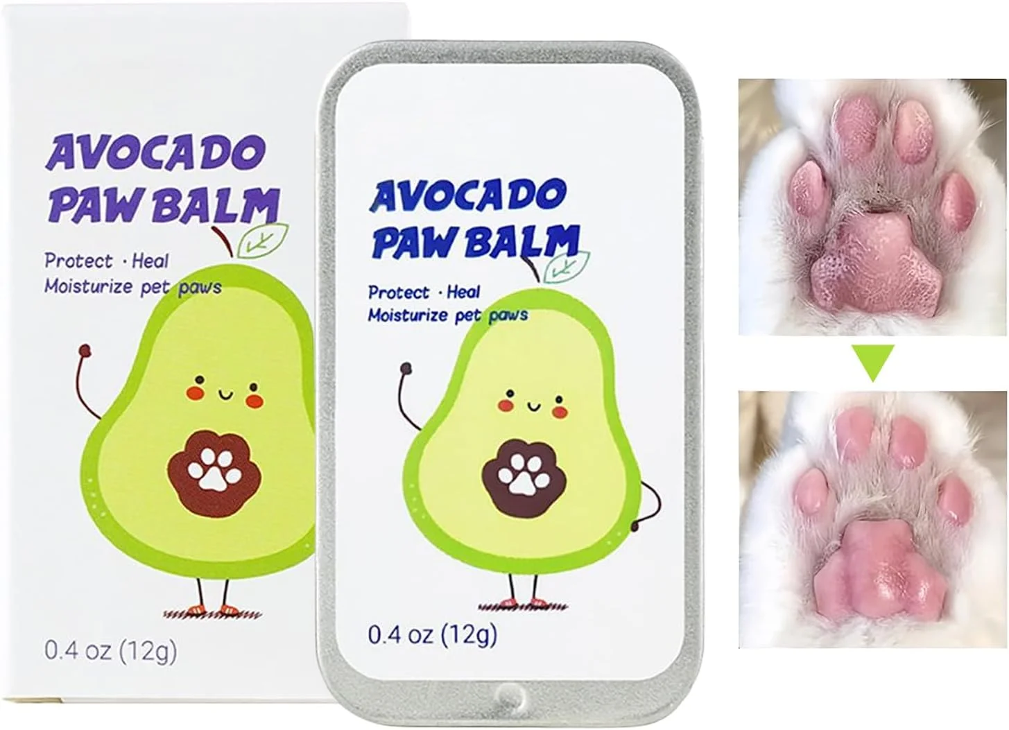 بالم پنجه سگ | کرم مرطوب کننده پنجه سگ | کره مراقبت از پا لوازم حیوانات خانگی برای محافظت، تغذیه، ترمیم ترک خوردگی، مناسب فصل زمستان، فضای باز، خانه، توله سگ، بچه گربه، گربه بالم پنجه سگ | کرم مرطوب کننده پنجه سگ | کره مراقبت از پا لوازم حیوانات خانگی برای محافظت، تغذیه، ترمیم ترک خوردگی، مناسب فصل زمستان، فضای باز، خانه، توله سگ، بچه گربه، گربه