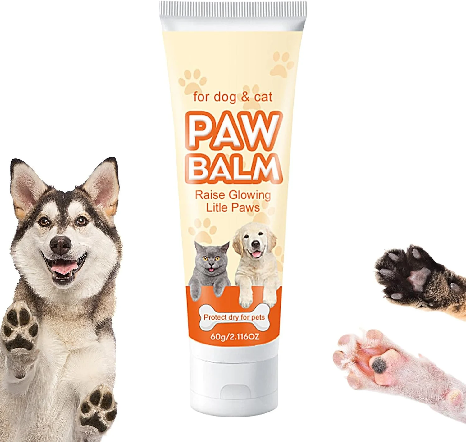 بالم پنجه سگ، کره نرم کننده 60 گرمی، لوسیون پنجه سگ، برای محافظت در زمستان و تابستان، ماجراجویی در فضای باز، دویدن، کمپینگ، پیاده روی بالم پنجه سگ، کره نرم کننده 60 گرمی، لوسیون پنجه سگ، برای محافظت در زمستان و تابستان، ماجراجویی در فضای باز، دویدن، کمپینگ، پیاده روی