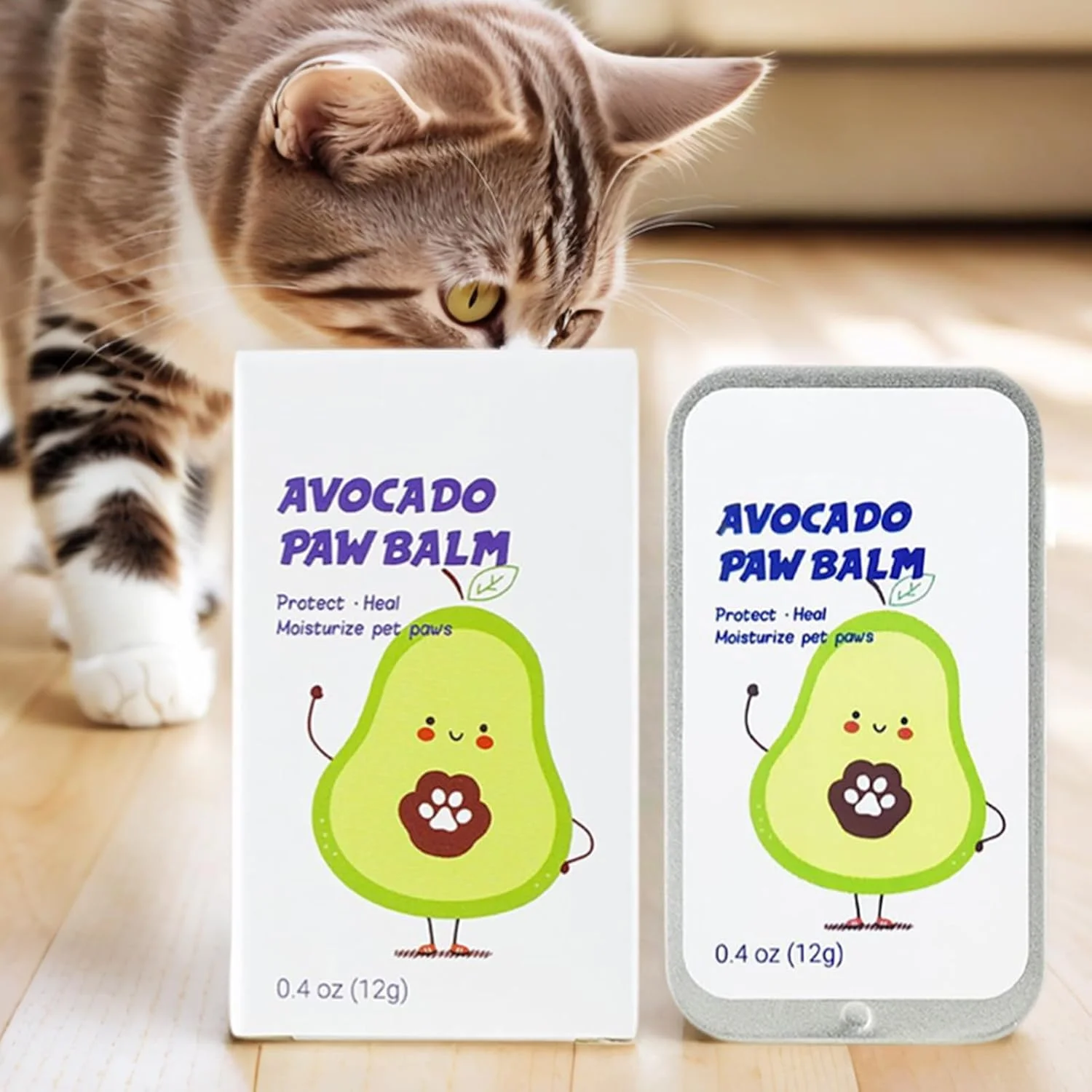 مرهم پنجه سگ | مرطوب کننده ایمن پنجه برای سگ ها | کره مراقبت از پای حیوانات خانگی برای محافظت، تغذیه و ترمیم ترک خوردگی مناسب استفاده در زمستان، فضای باز، خانه، توله سگ، بچه گربه، گربه