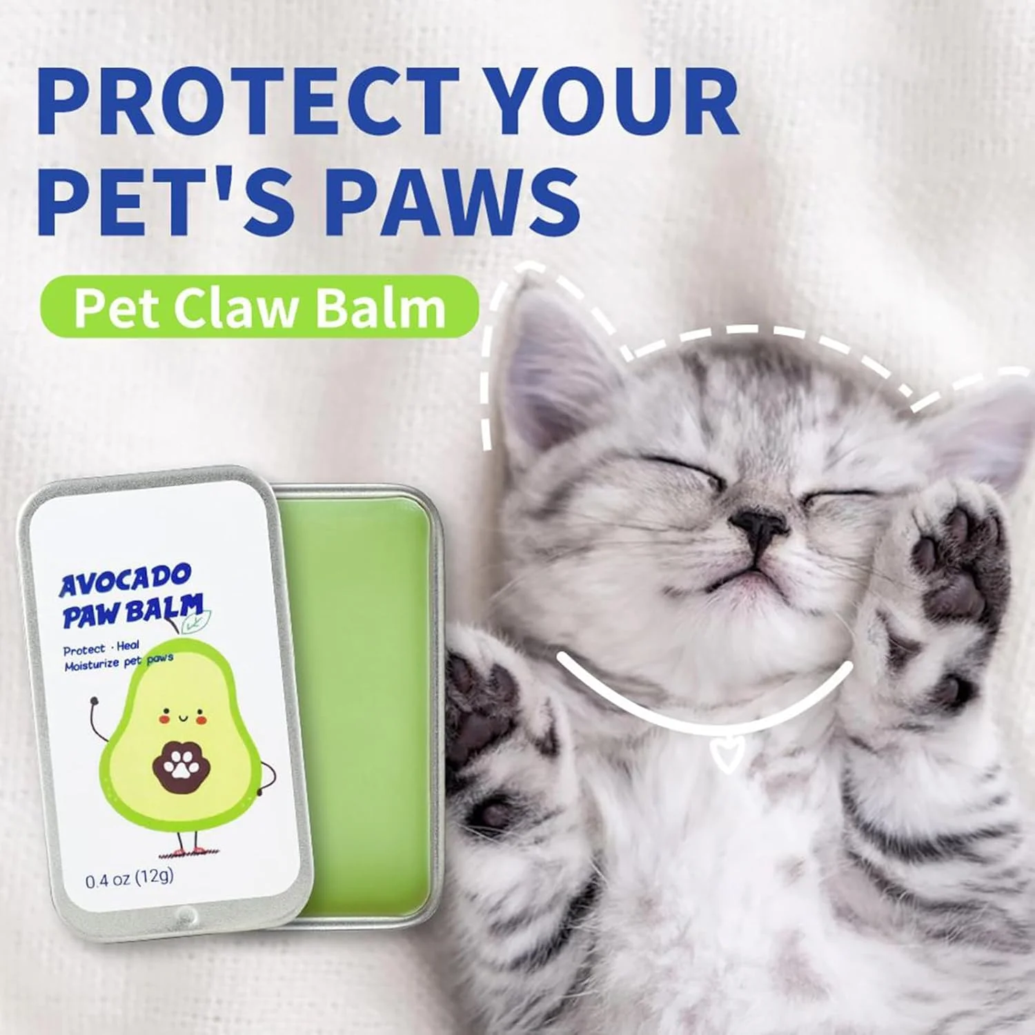 بالم سگ | بالم پا تسکین دهنده پنجه برای سگ ها | کره ترمیم کننده مراقبت از پای حیوانات خانگی برای محافظت، تغذیه، ترک خوردگی، مناسب فصل زمستان، فضای باز، خانه، توله سگ، بچه گربه، گربه