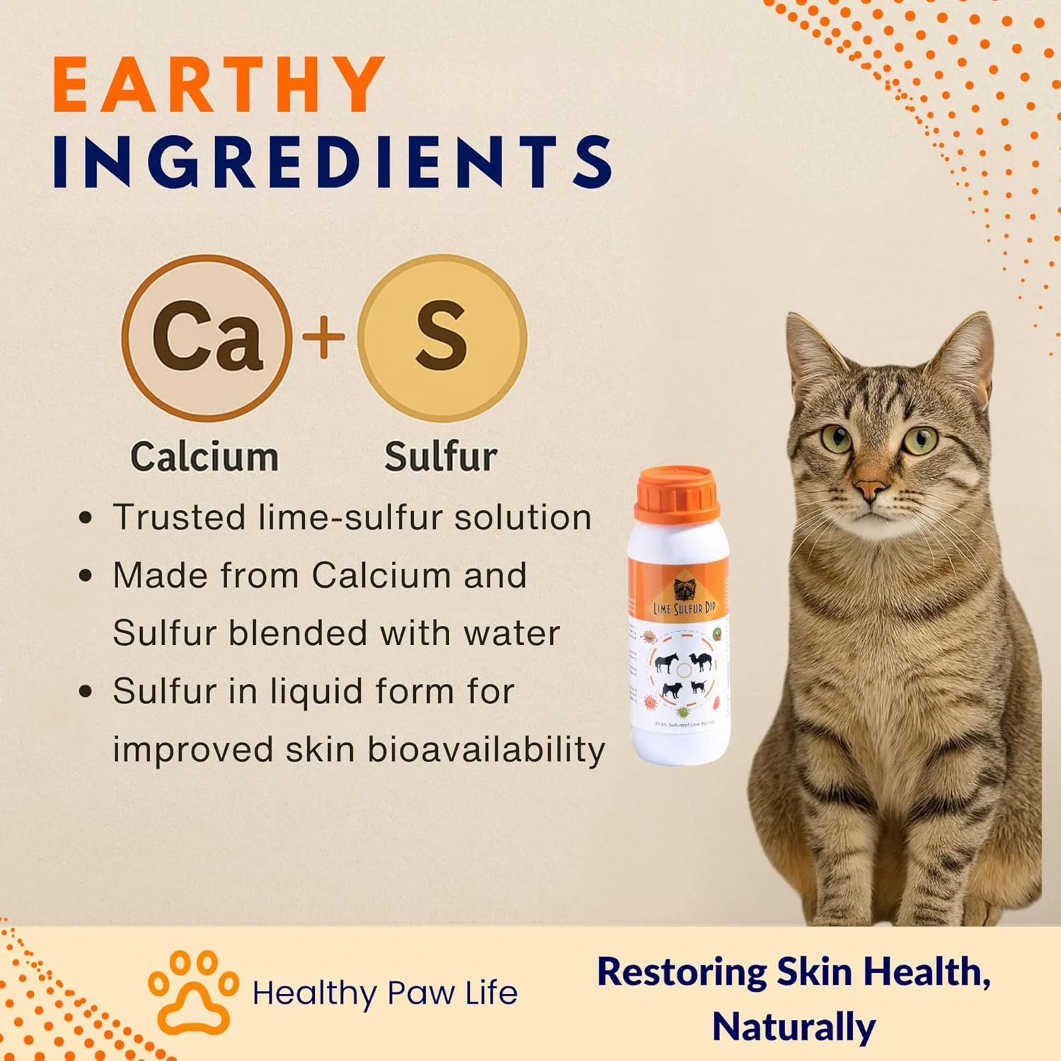 محلول لایم سولفور کلاسیک - مراقبت از حیوانات خانگی و درمان دامپزشکی برای رفع خارش، شپش، کک، پوست خشک و دارای خارش - محلول ایمن برای سگ، گربه، توله سگ، بچه گربه، شتر و اسب (473 میلی لیتر)