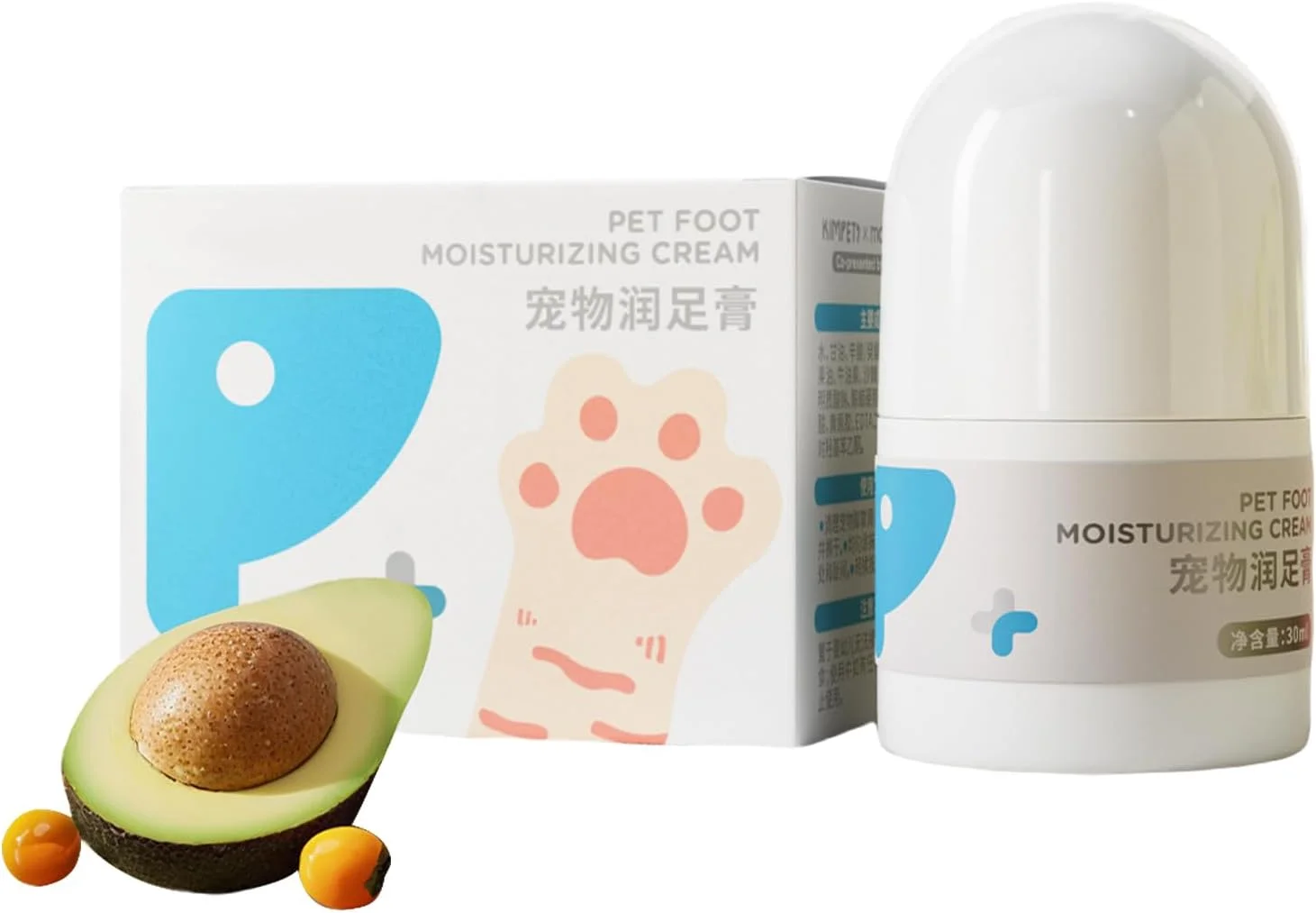 مرهم پنجه گربه | مرطوب کننده پنجه برای سگ ها و گربه ها - کرم تسکین دهنده و مرطوب کننده طبیعی محافظ پا برای پدهای خشک و ترک خورده مراقبت از بینی توله سگ بچه گربه مسافرت در فضای باز و داخل خانه