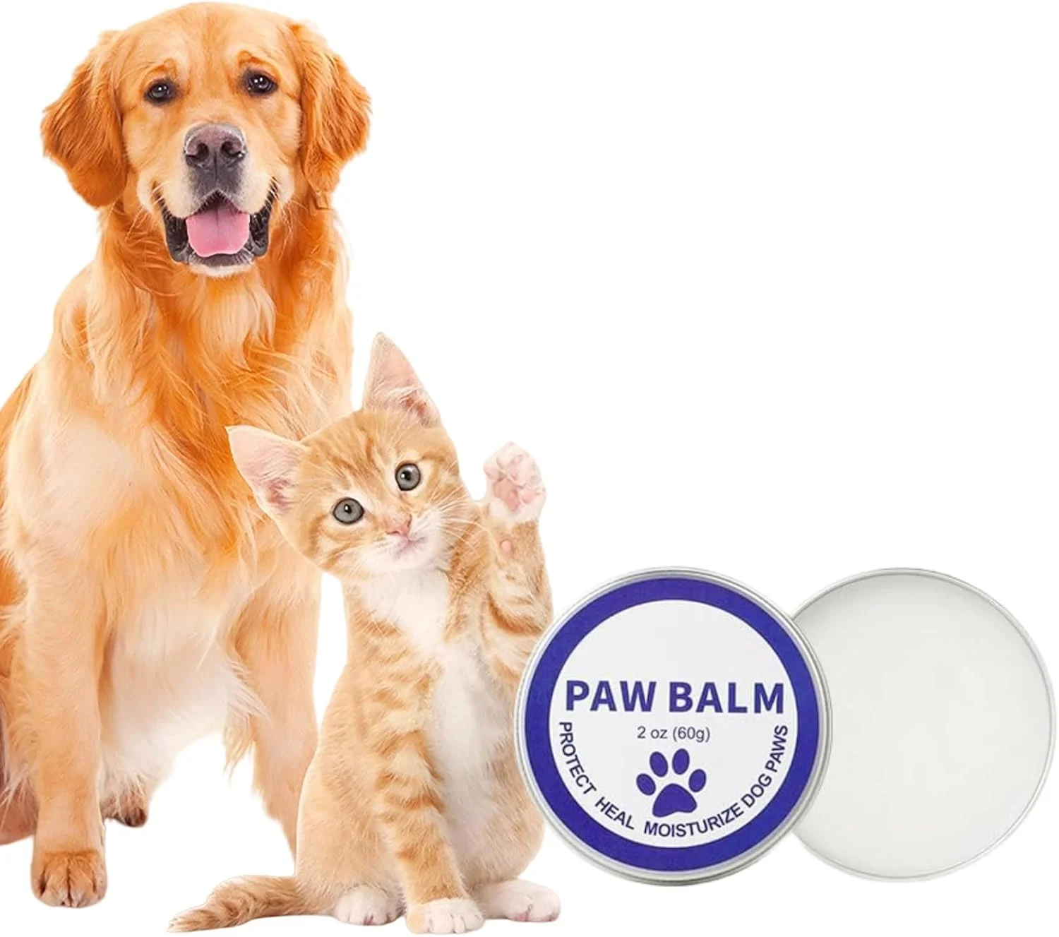 بالم طبیعی پنجه سگ مومو بیر، 60 گرم - کرم مرطوب کننده ارگانیک و خوراکی برای پنجه ها، پوزه و آرنج | ترمیم کننده پوست خشک و ترک خورده | حاوی ویتامین E و مواد خوراکی بالم طبیعی پنجه سگ مومو بیر، 60 گرم - کرم مرطوب کننده ارگانیک و خوراکی برای پنجه ها، پوزه و آرنج | ترمیم کننده پوست خشک و ترک خورده | حاوی ویتامین E و مواد خوراکی