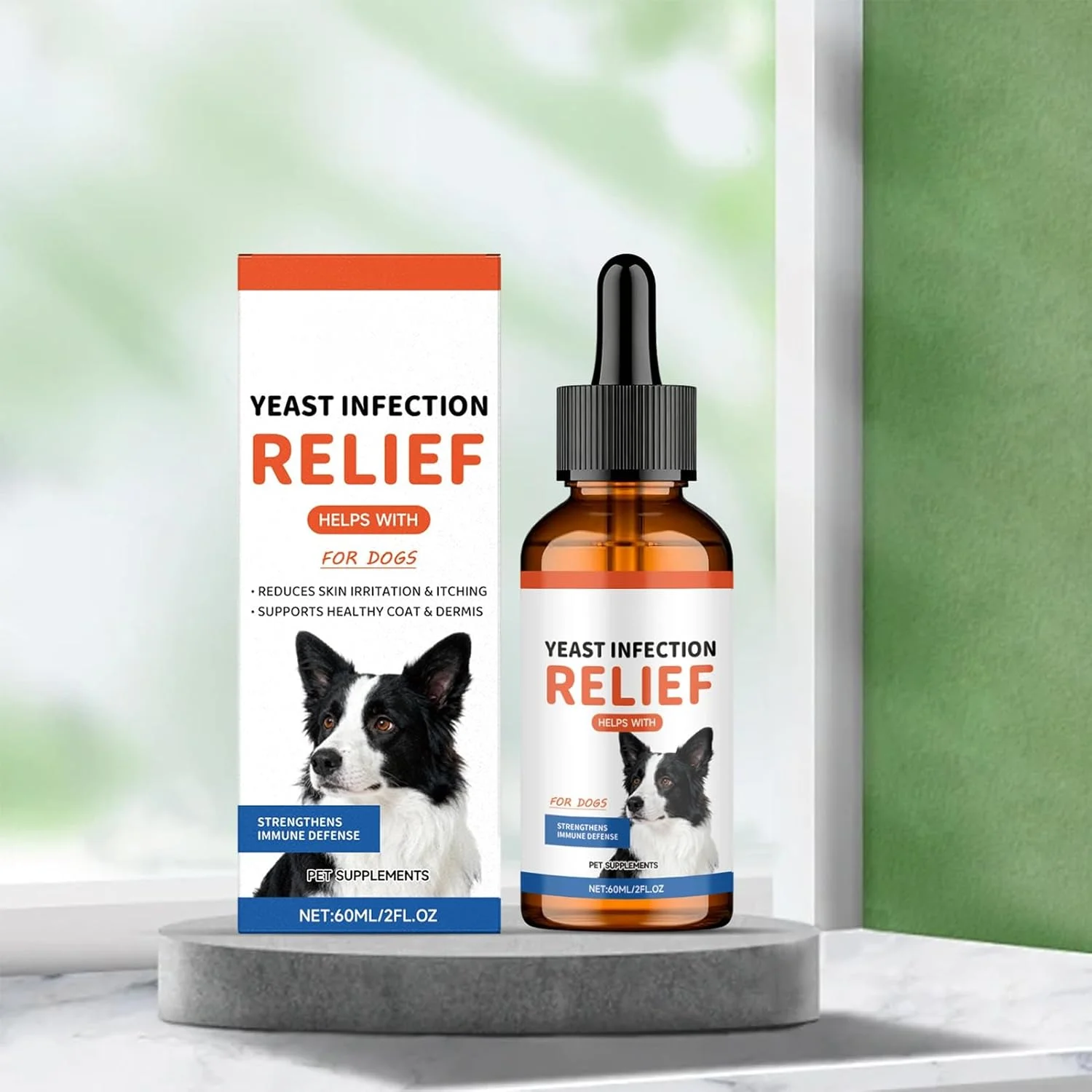 محلول تسکین خارش سگ، مکمل های آرامش بخش خارش، 60 میلی لیتر محلول تسکین دهنده پوست تحریک شده سگ | برای سگ های نژاد کوچک متوسط بزرگ، مسافرت، نظافت روزانه، حمام کردن در خانه، داخل خانه محلول تسکین خارش سگ، مکمل های آرامش بخش خارش، 60 میلی لیتر محلول تسکین دهنده پوست تحریک شده سگ | برای سگ های نژاد کوچک متوسط بزرگ، مسافرت، نظافت روزانه، حمام کردن در خانه، داخل خانه