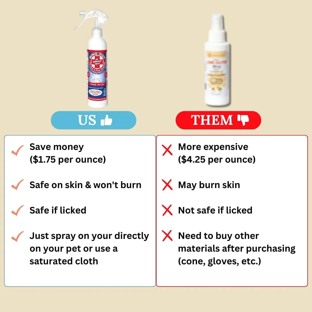 اسپری تسکین دهنده و التیام بخش پوست و پنجه حیوانات خانگی FlexTran: کنترل و کمک به مشکلات پوستی | تمیز کننده پوست و پنجه حیوانات خانگی | تسکین خارش برای سگ، گربه، خوکچه هندی، حیوانات کوچک یا بزرگ. بطری اسپری 240 میلی لیتری اسپری تسکین دهنده و التیام بخش پوست و پنجه حیوانات خانگی FlexTran: کنترل و کمک به مشکلات پوستی | تمیز کننده پوست و پنجه حیوانات خانگی | تسکین خارش برای سگ، گربه، خوکچه هندی، حیوانات کوچک یا بزرگ. بطری اسپری 240 میلی لیتری