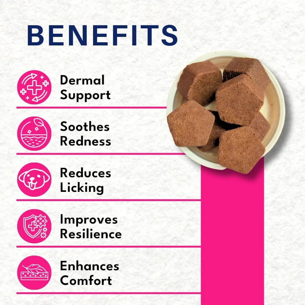 تشویقی های حمایتی آلرژی و خارش سگ پت رویال - تشویقی های آلرژی و سیستم ایمنی سگ - تسکین خارش فصلی، پوست و پوشش - تشویقی های آلرژی سگ - تسکین خارش سگ - تسکین آلرژی پوست (20 عدد) تشویقی های حمایتی آلرژی و خارش سگ پت رویال - تشویقی های آلرژی و سیستم ایمنی سگ - تسکین خارش فصلی، پوست و پوشش - تشویقی های آلرژی سگ - تسکین خارش سگ - تسکین آلرژی پوست (20 عدد)