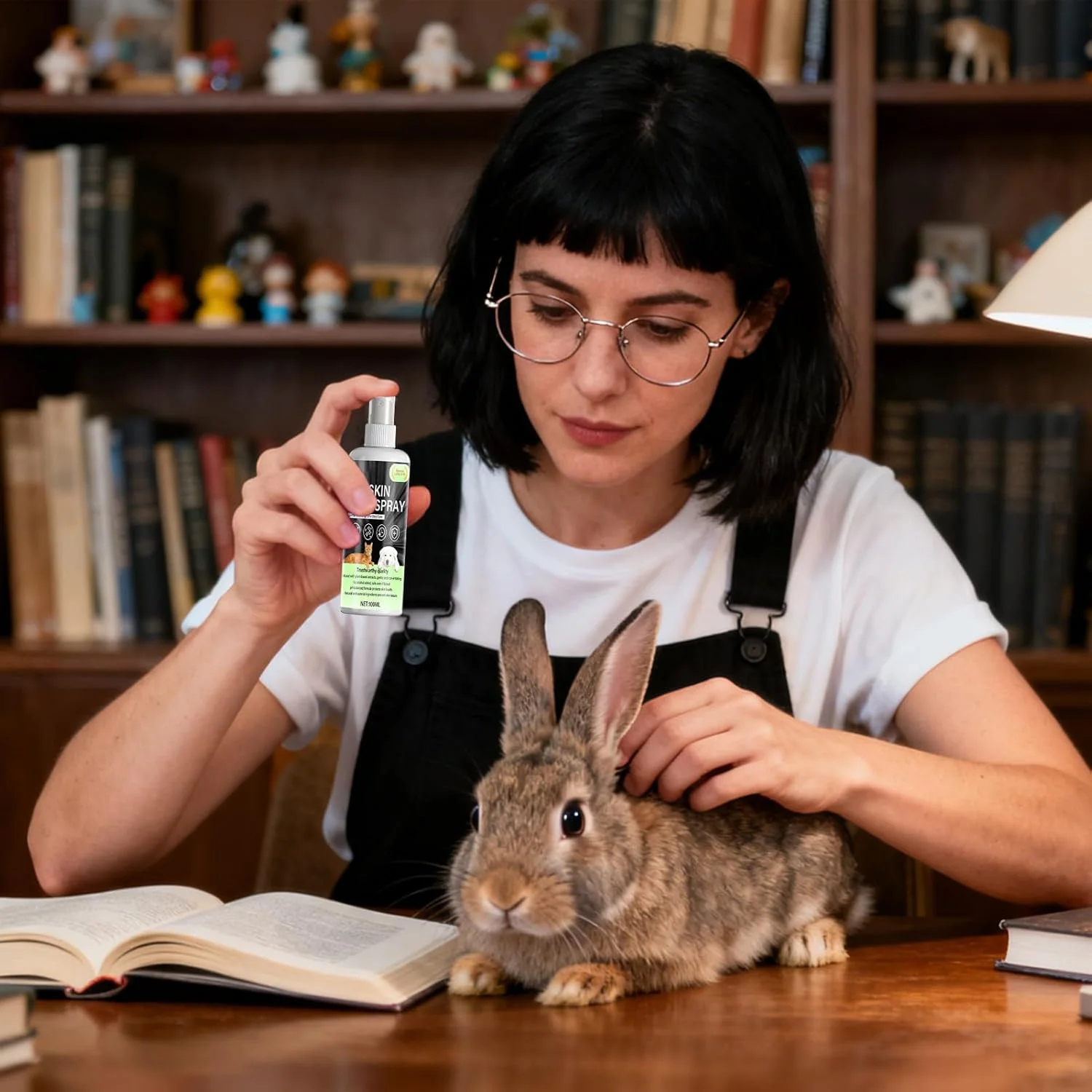 اسپری مراقبت از حیوانات خانگی - تسکین دهنده و جذب سریع در تمام فصول، اسپری ملایم مراقبت از پوست حیوانات خانگی، برای حیوانات نژاد کوچک تا بزرگ با پوشش موی بلند و کوتاه، مناسب برای خانه و پناهگاه