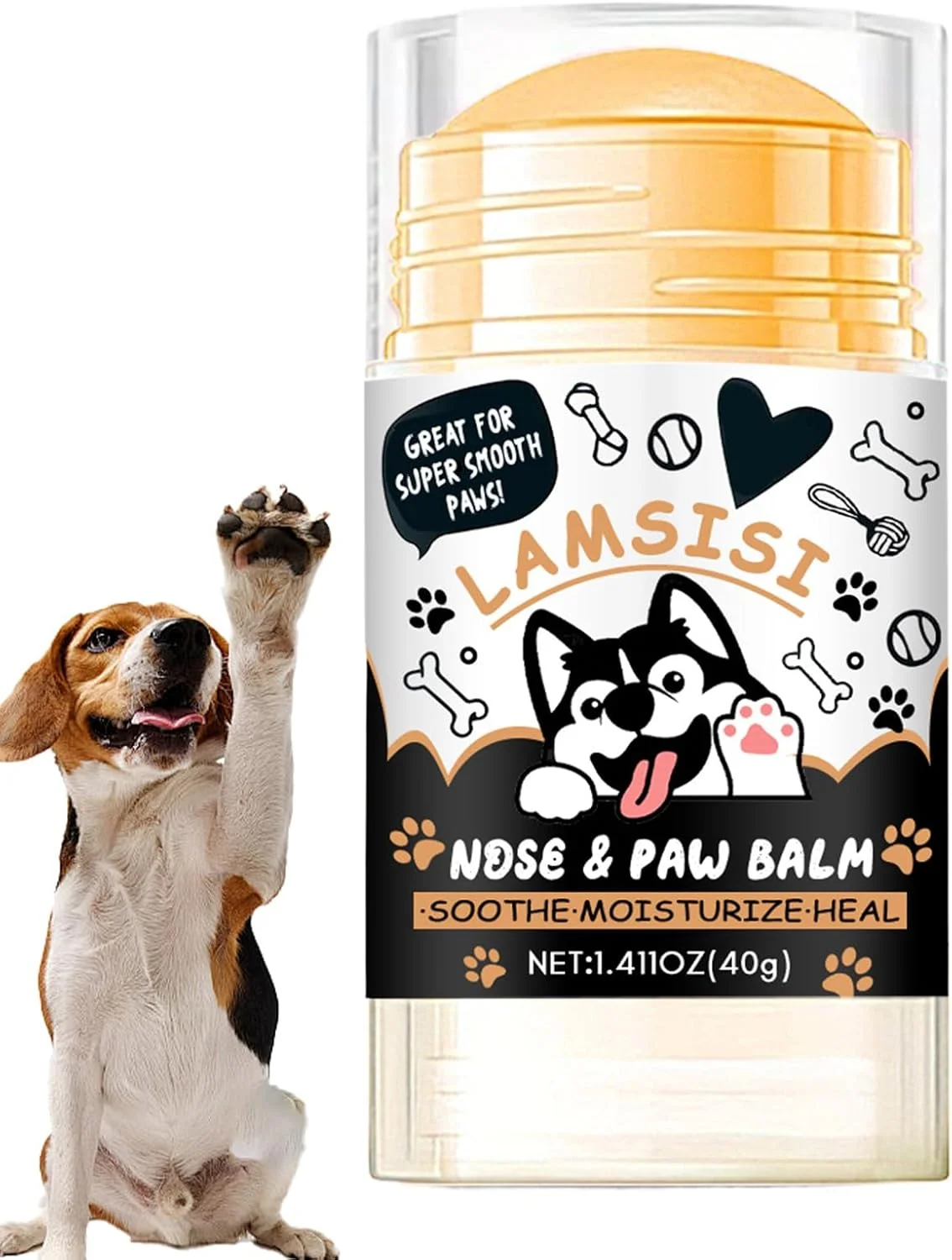 مرهم پنجه سگ، ایمن برای لیسیدن | کرم مغذی بینی حیوانات خانگی، مرطوب کننده طبیعی برای مراقبت از پنجه سگ، مناسب برای پیاده روی، کمپینگ زمستانی، خانه، سفر برفی و ساحل