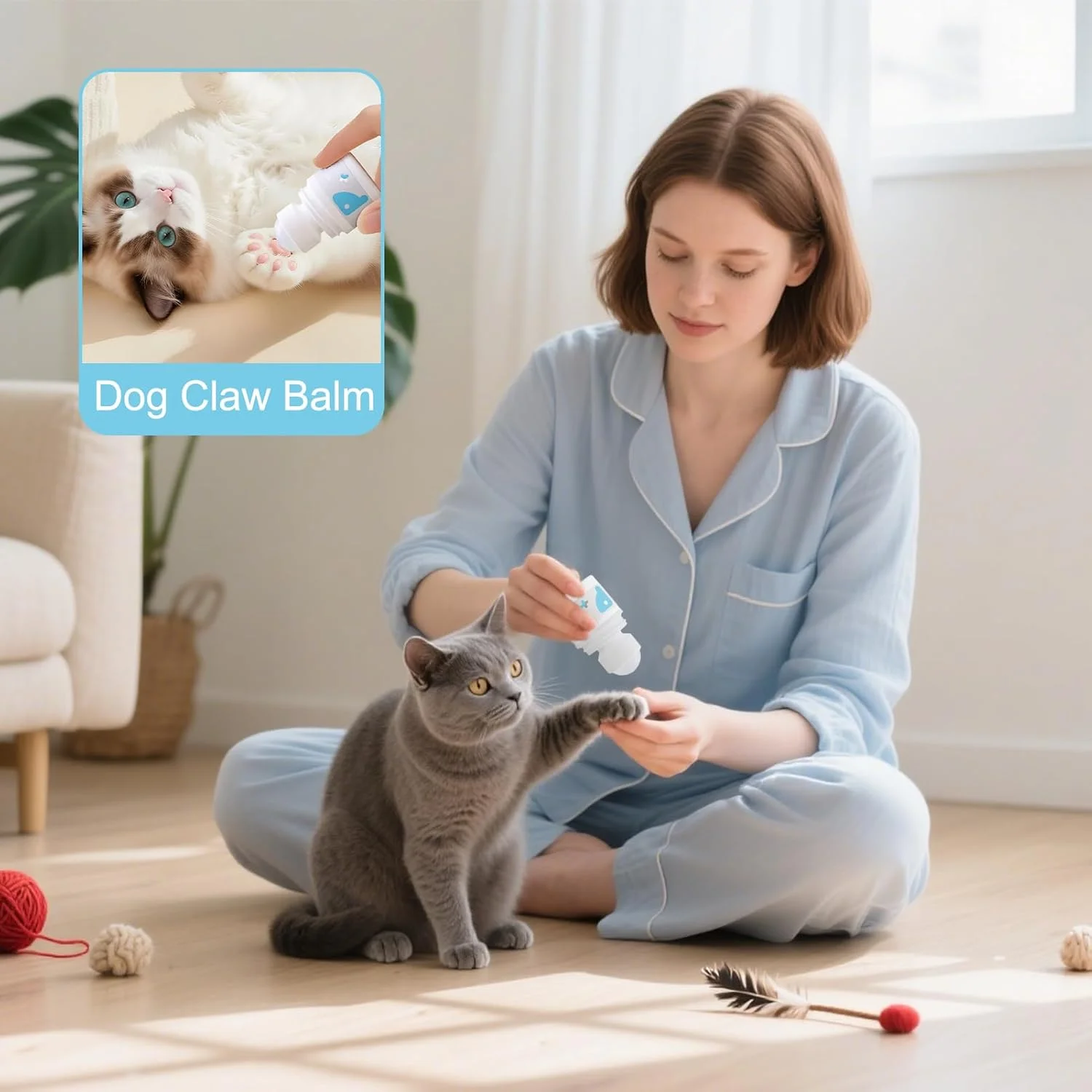 مرهم پنجه - مرهم مرطوب کننده پنجه سگ و گربه | کرم مراقبت از پوست، مناسب برای لیسیدن، لوازم حیوانات خانگی برای محافظت از پد خشک و ترک خورده پای توله سگ، مسافرت زمستانی در فضای باز مرهم پنجه - مرهم مرطوب کننده پنجه سگ و گربه | کرم مراقبت از پوست، مناسب برای لیسیدن، لوازم حیوانات خانگی برای محافظت از پد خشک و ترک خورده پای توله سگ، مسافرت زمستانی در فضای باز