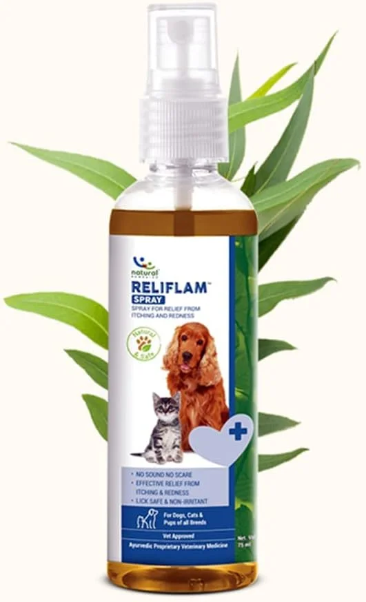 اسپری تسکین دهنده خارش و قرمزی پوست سگ و گربه، فرمولاسیون طبیعی، کاهش ریزش مو، مرطوب کننده پوست خشک، مواد کاملا طبیعی، مناسب حیوانات خانگی، تسکین دهنده پوست، 75 میلی لیتر اسپری تسکین دهنده خارش و قرمزی پوست سگ و گربه، فرمولاسیون طبیعی، کاهش ریزش مو، مرطوب کننده پوست خشک، مواد کاملا طبیعی، مناسب حیوانات خانگی، تسکین دهنده پوست، 75 میلی لیتر