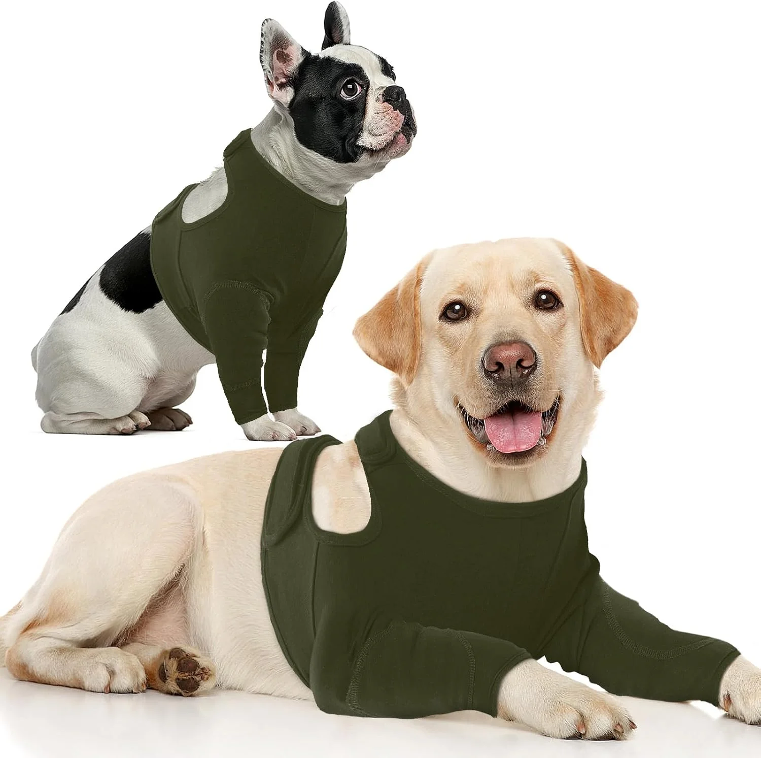 آستین‌های محافظ پای جلویی سگ ناناکی، آستین پای سگ برای جلوگیری از لیسیدن، آستین ضد لیسیدن زخم سگ، آستین بهبودی جراحی سگ، محافظ بازوی پوشش زخم پای سگ برای آسیب‌های پا و درد مفاصل