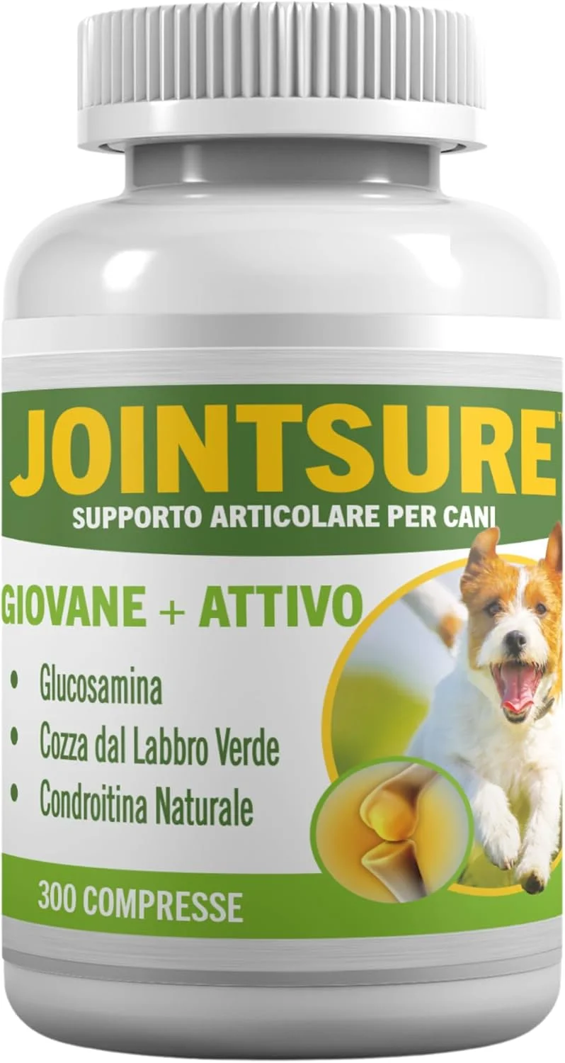 مکمل مفاصل سگ های جوان و فعال. فرمول سه گانه با صدف لب سبز و گلوکزامین برای مراقبت از مفاصل سگ. کمک به مفاصل خشک، پشتیبانی از ساختار مفاصل و حفظ تحرک.