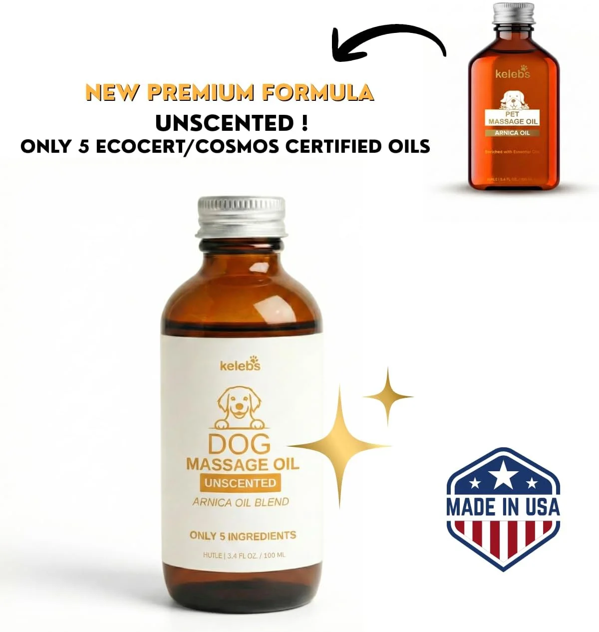 روغن ماساژ آرنیکا سگ کلبس | تسکین درد عضلات، مفاصل و لگن | برای سگ های فعال و مسن | ترکیب روغن های ضروری ارگانیک با آرنیکا | بطری شیشه ای
