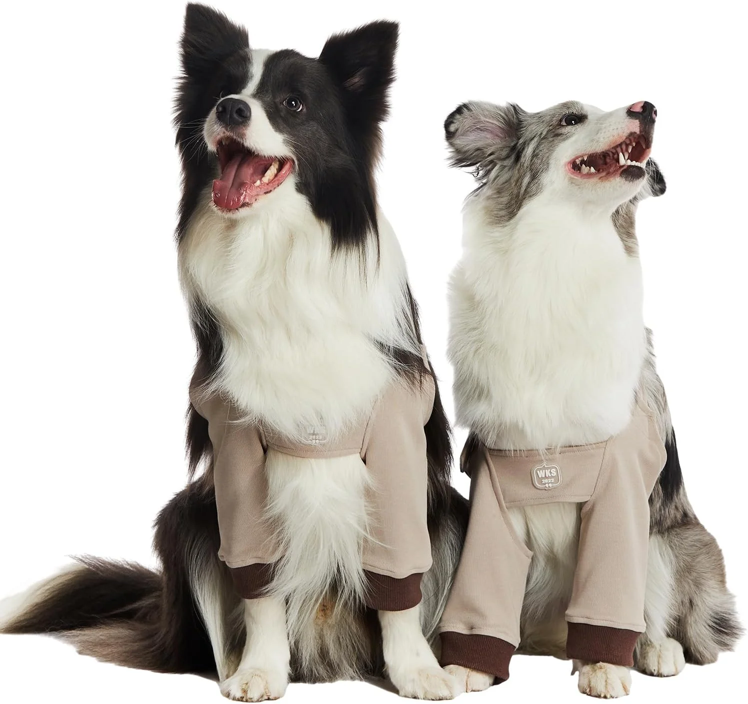 محافظ آرنج سگ آستین های محافظ پای جلویی با پدهای نرم پنبه ای برای تسکین مفاصل، مناسب برای حیوانات خانگی 6 تا 45 کیلوگرمی