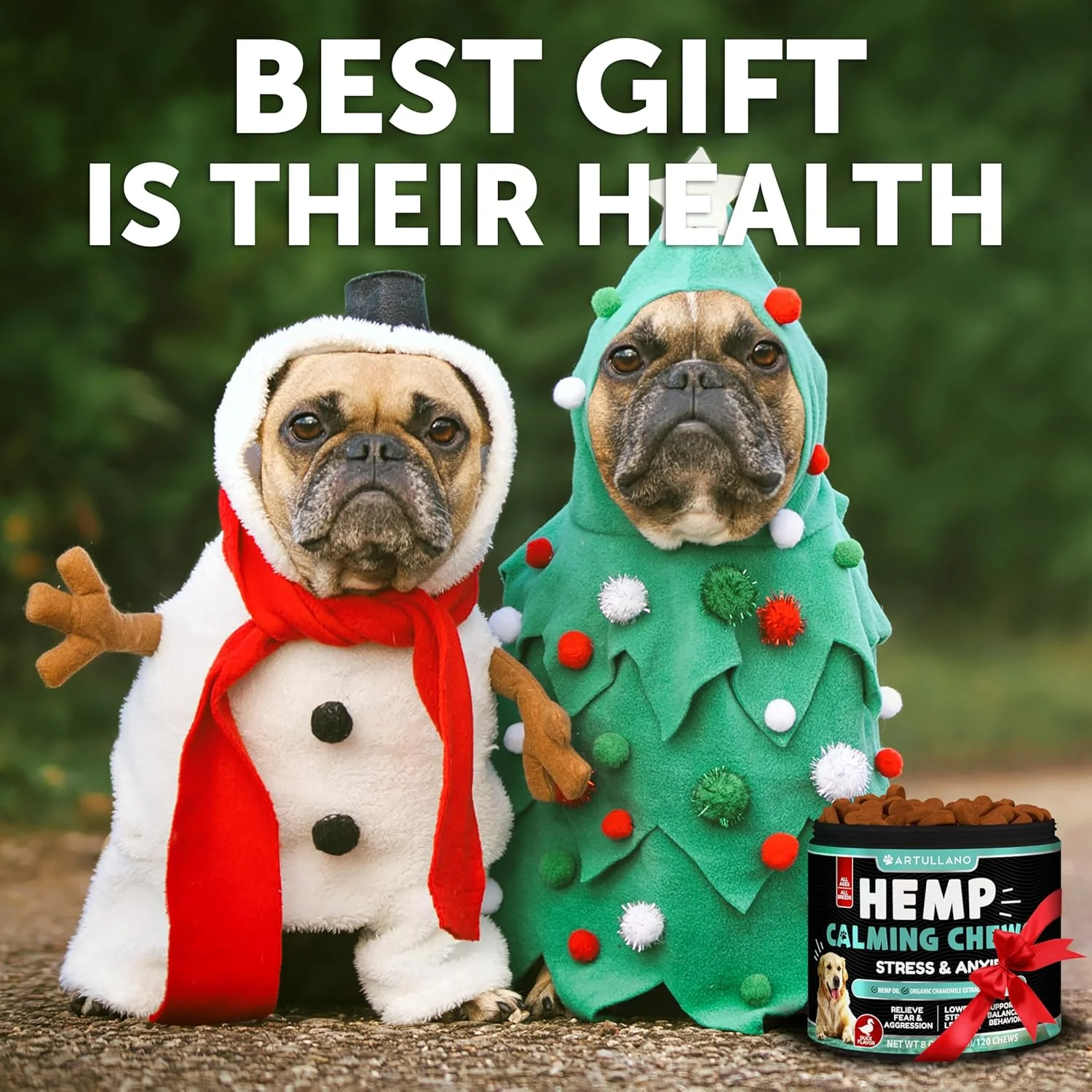 تشویقی آرامبخش سگ با طعم شاهدانه - تشویقی آرامبخش سگ - درمان اضطراب سگ با روغن شاهدانه، زردچوبه، سنبل الطیب، زنجبیل - مکملهای سلامتی و تندرستی برای سگها - پشتیبانی از مفاصل لگن - 120 عدد تشویقی آرامبخش سگ با طعم شاهدانه - تشویقی آرامبخش سگ - درمان اضطراب سگ با روغن شاهدانه، زردچوبه، سنبل الطیب، زنجبیل - مکملهای سلامتی و تندرستی برای سگها - پشتیبانی از مفاصل لگن - 120 عدد