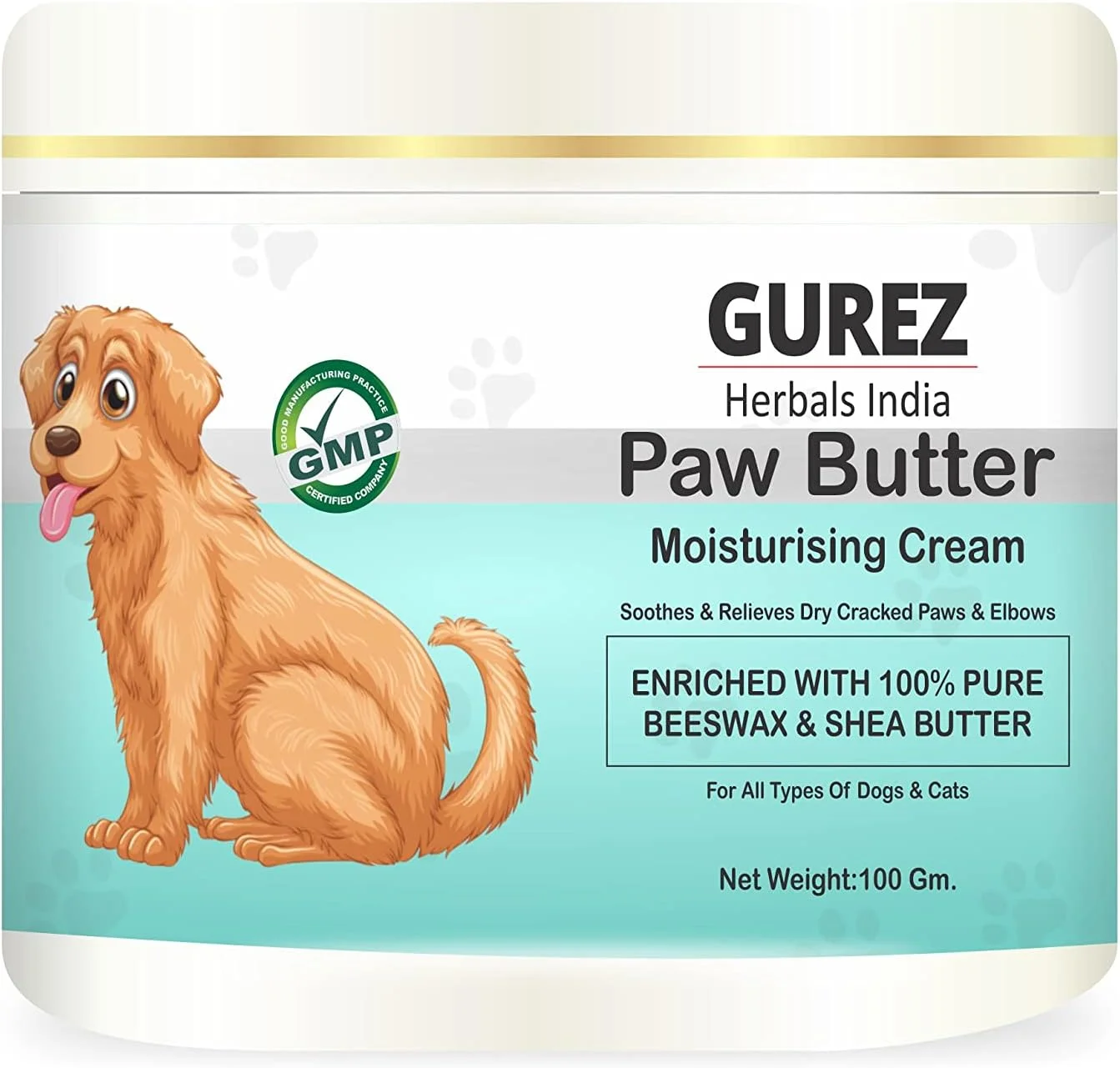 کرم مرطوب کننده پنجه برای حیوانات خانگی مانند سگ و گربه برای پنجه ها و آرنج های ترک خورده، خشک و پوسته پوسته شده غنی شده با موم زنبور عسل خالص و کره شی (100 گرم - بسته 1 عددی) کرم مرطوب کننده پنجه برای حیوانات خانگی مانند سگ و گربه برای پنجه ها و آرنج های ترک خورده، خشک و پوسته پوسته شده غنی شده با موم زنبور عسل خالص و کره شی (100 گرم - بسته 1 عددی)