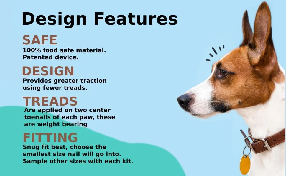 پدهای انگشت سگ دکتر مک هنری، مجموعه 24 عددی با چسب و برس تمیز کننده، افزایش کشش و ثبات روی سطوح لغزنده، پشتیبانی از کشش و تحرک سگ های مسن، سایز خیلی بزرگ - وزن: 27-68 کیلوگرم