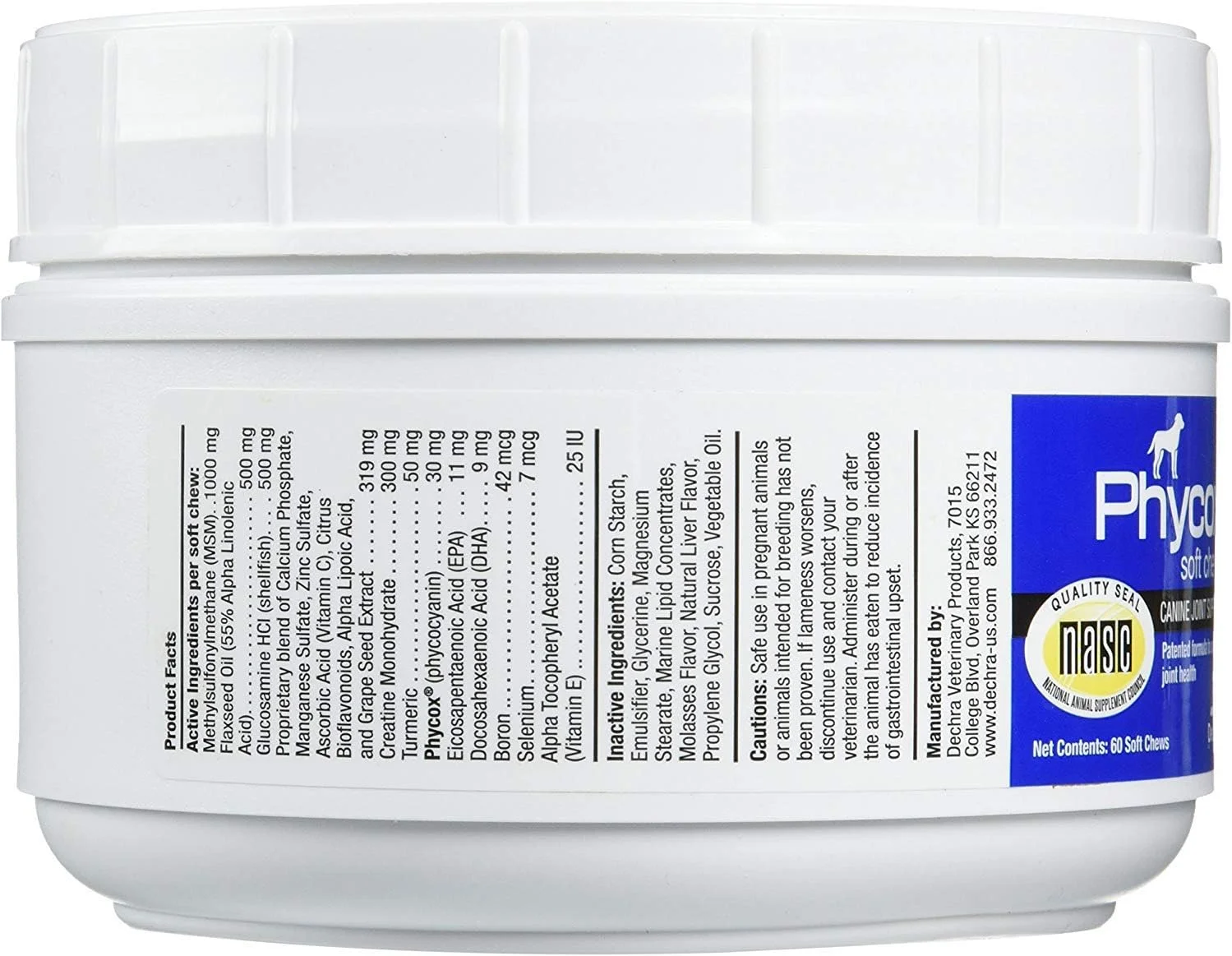 جویدنی نرم دچرا فایکاکس، مکمل مفاصل برای سگ ها (60 عدد) جویدنی نرم دچرا فایکاکس، مکمل مفاصل برای سگ ها (60 عدد)