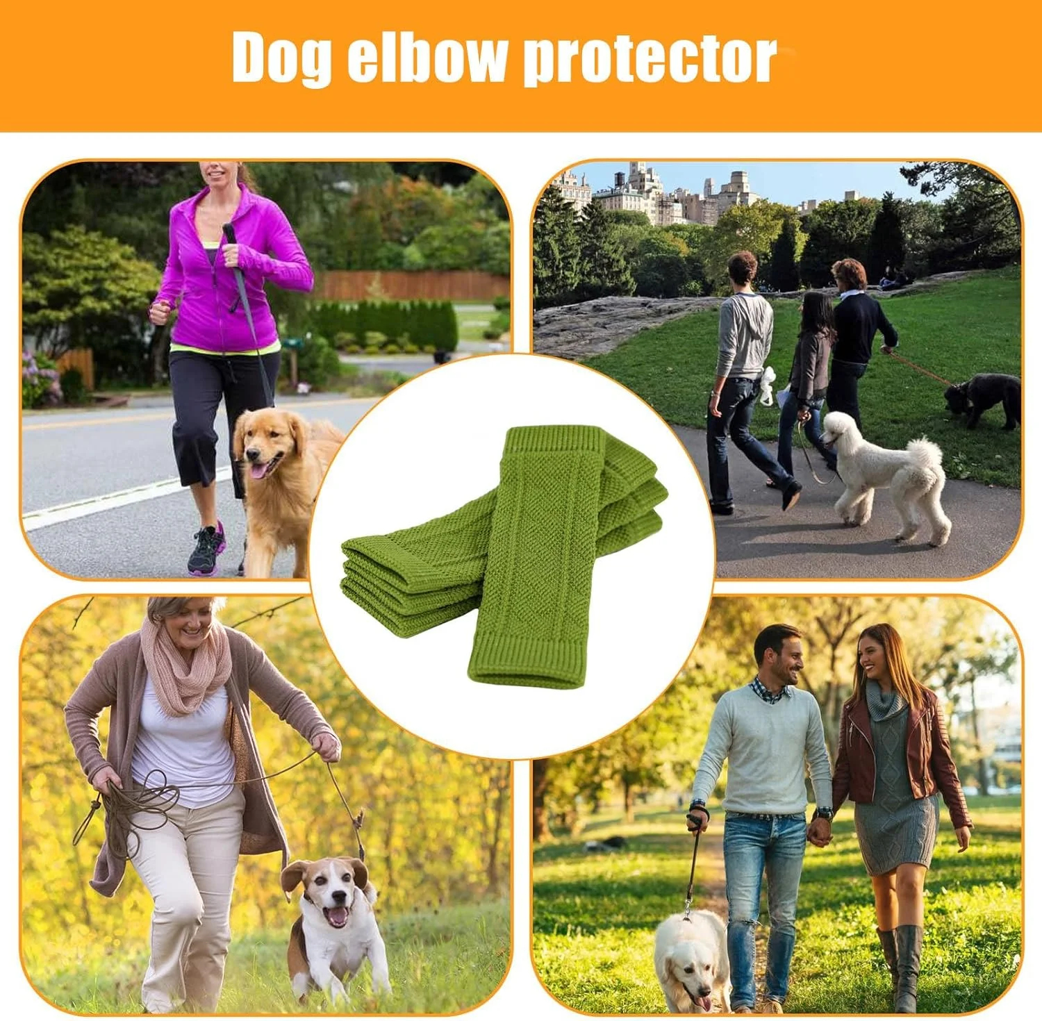 محافظ آرنج سگ difas، جوراب بافتنی ساق پای سگ، محافظ زخم سگ با الیاف سازگار با پوست، محافظ زخم پای حیوانات خانگی، ساق گرم کن پای سگ، آستین محافظ آرنج حیوانات خانگی برای سگ های کوچک و متوسط