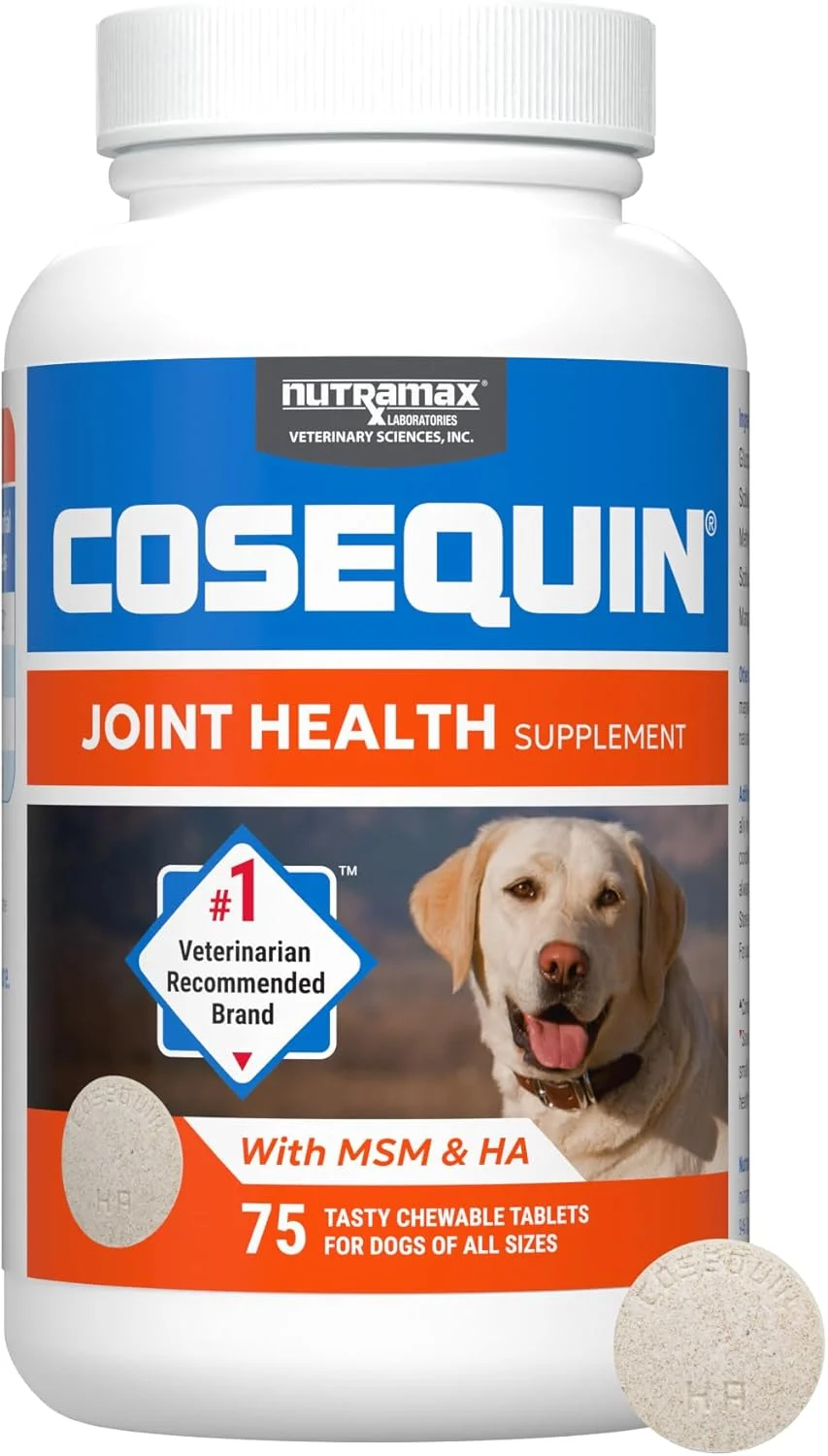 قرص های جویدنی Cosequin Plus MSM و HA، بسته 75 عددی