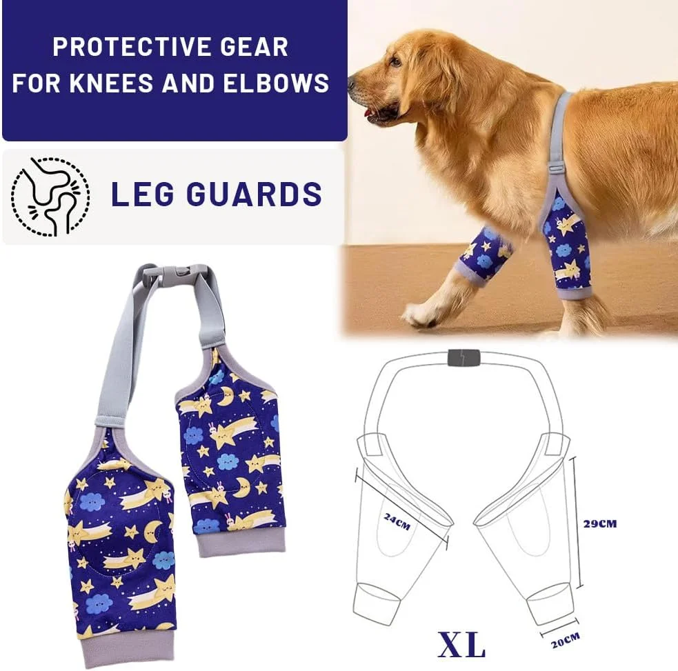 محافظ آستین بهبودی سگ CATOR برای پاهای جلویی، آستین آرنج سگ با پد نرم، محافظت از زخم پای سگ، مناسب برای سگ های متوسط و بزرگ (XL) محافظ آستین بهبودی سگ CATOR برای پاهای جلویی، آستین آرنج سگ با پد نرم، محافظت از زخم پای سگ، مناسب برای سگ های متوسط و بزرگ (XL)