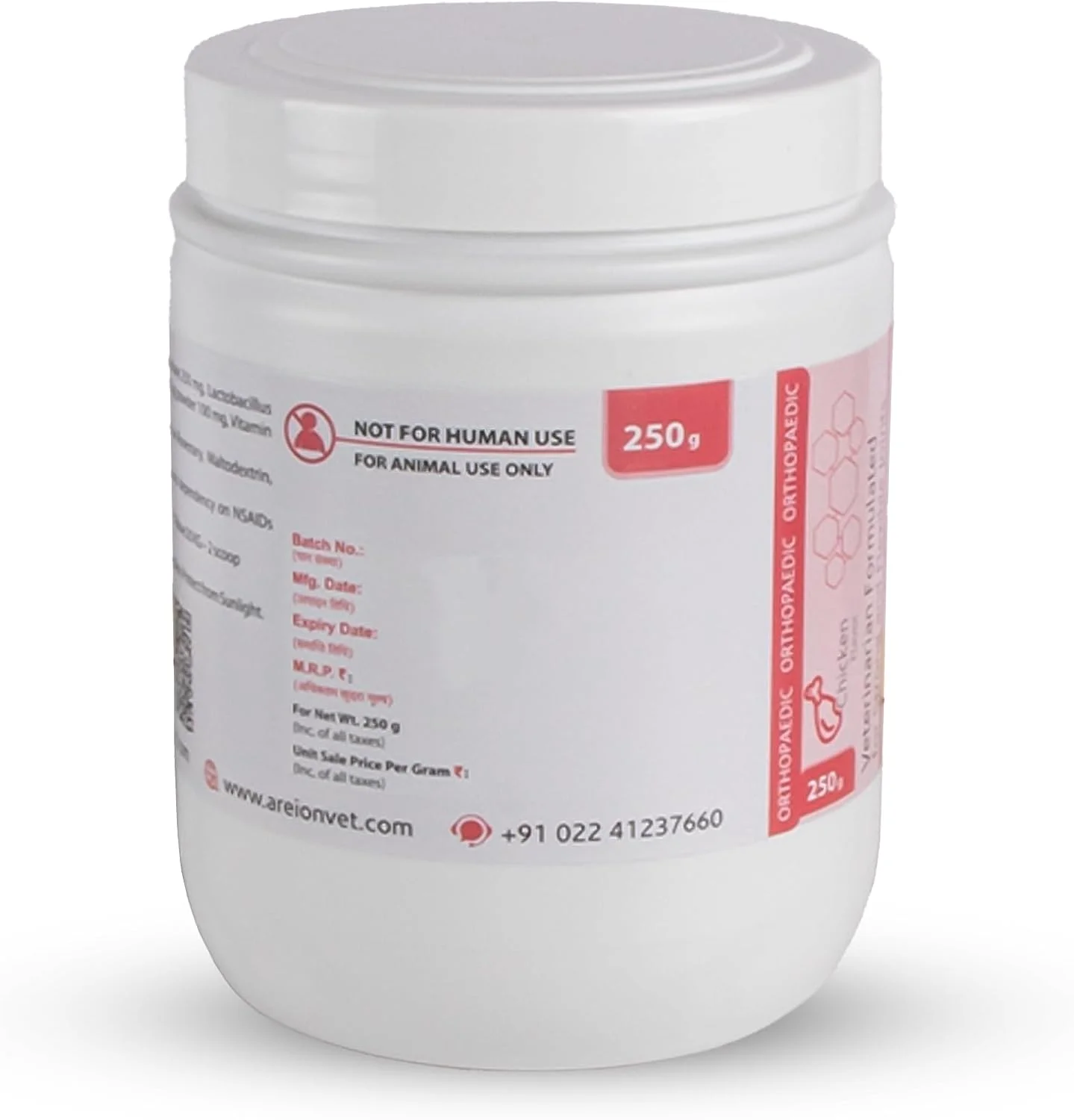 مکمل سلامت مفاصل حیوانات خانگی (250G_Aregeri250)